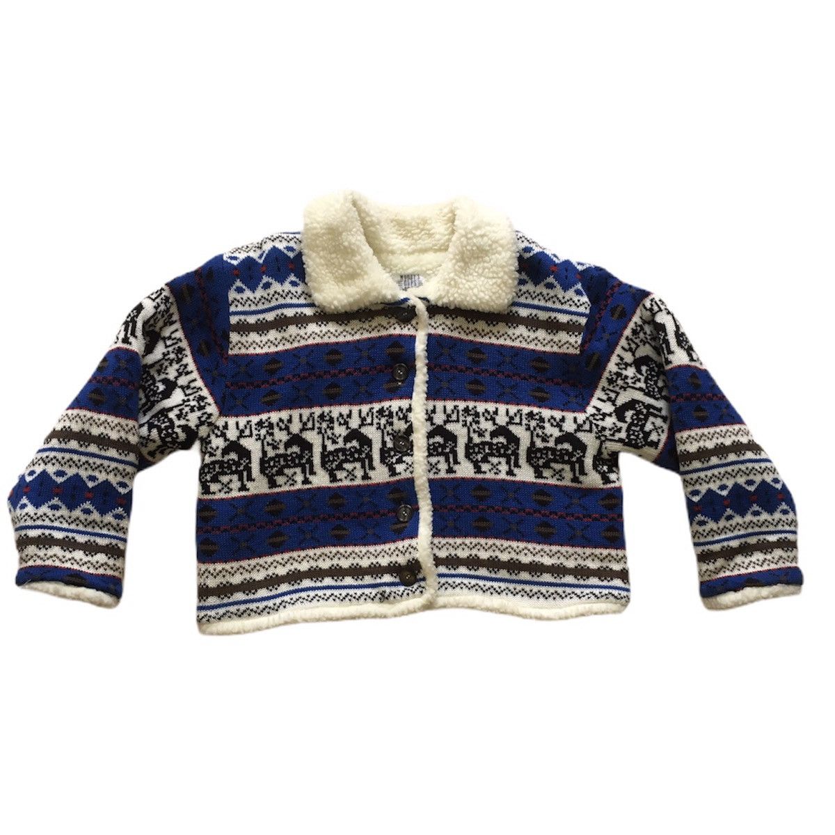 Native Japanese Moozys Sherpa Knit Sweater Size US M / EU 48-50 / 2 - 3 Thumbnail