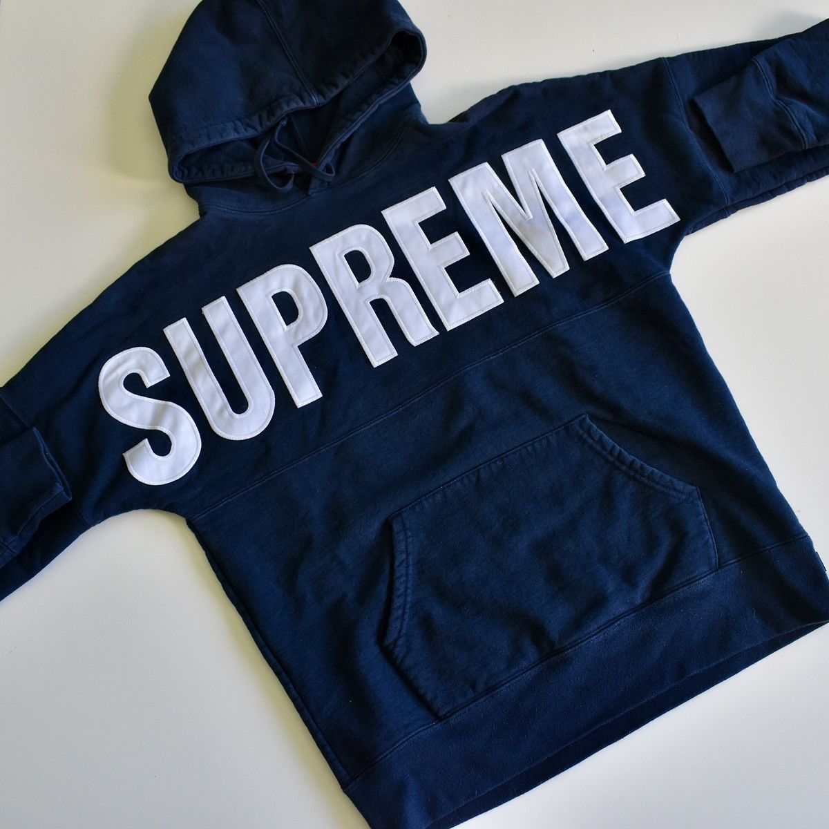 Supreme cheap banner pullover