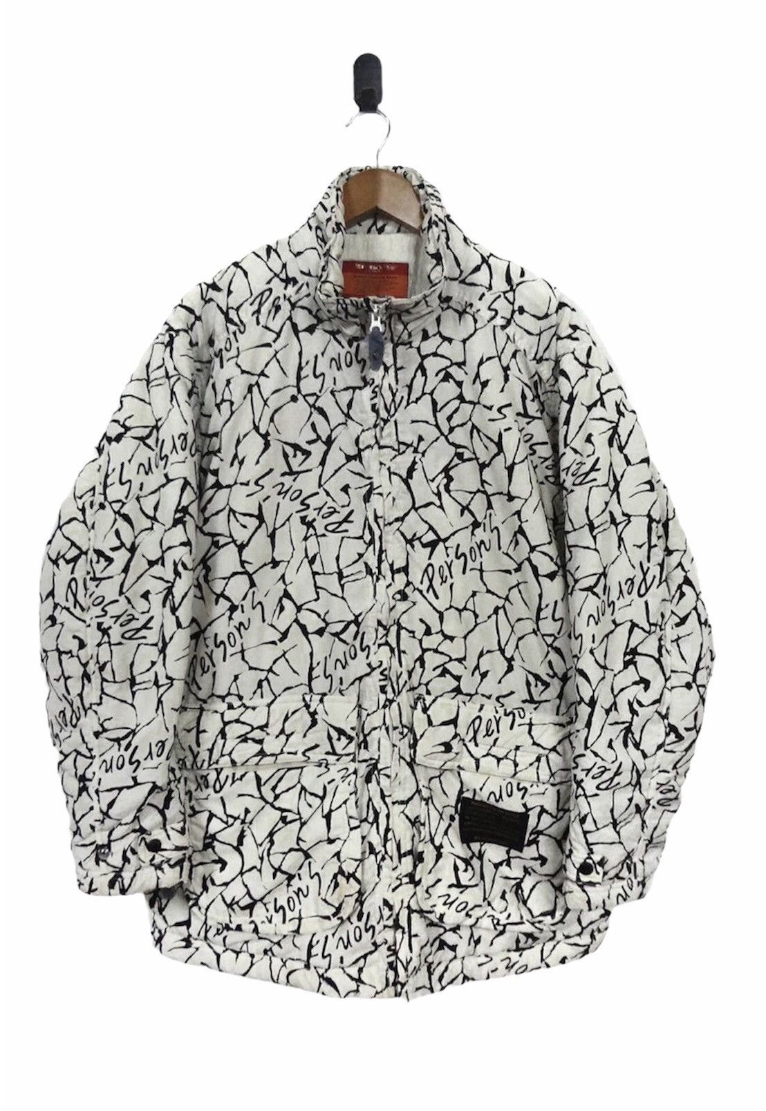 image of Art x Persons Vintage Person's Jacket Nylon Gcw23 in White, Men's (Size 2XL)