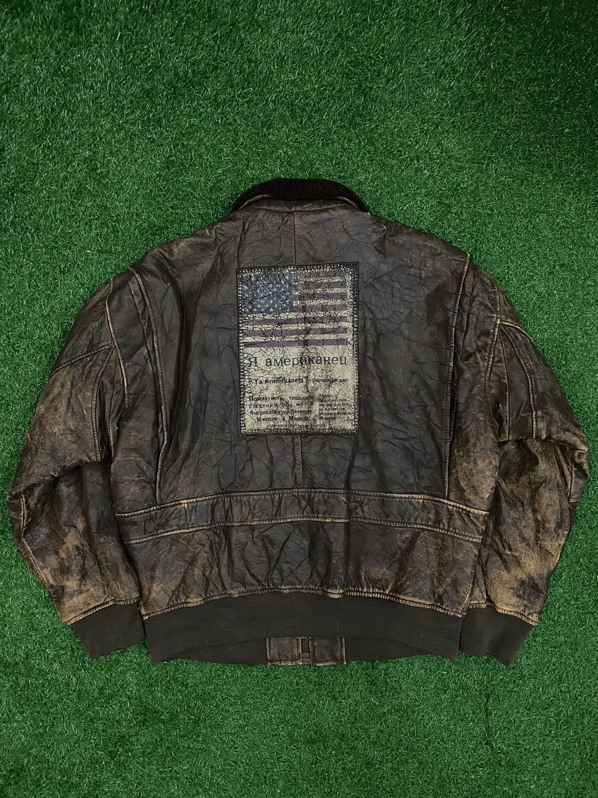 Vintage Vintage Rare Airborne US. Army Top Gun Bomber jacket Size US L / EU 52-54 / 3 - 2 Thumbnail