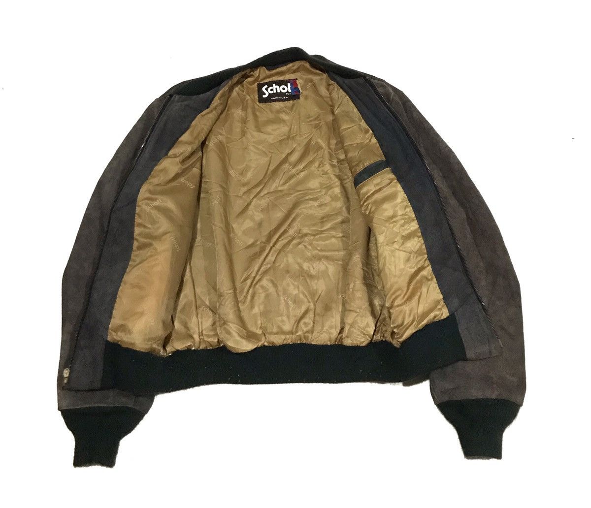 Schott 🔥Vintage Schott leather bomber jacket Size US L / EU 52-54 / 3 - 11 Thumbnail
