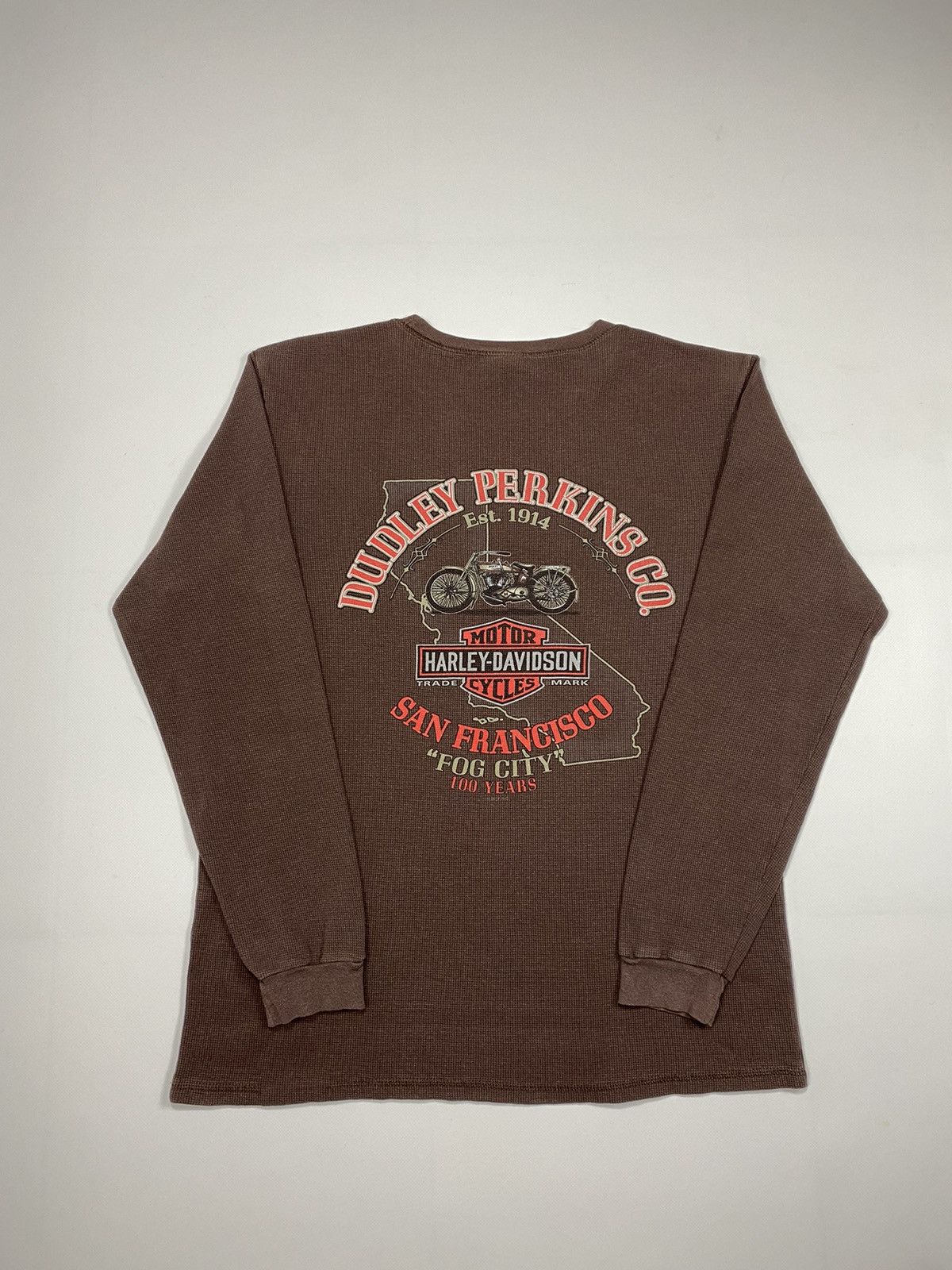 Harley Davidson × Vintage LASTDROP🔥100 Years Anniversary San Francisco FogCity Waffle Size US L / EU 52-54 / 3 - 11 Thumbnail