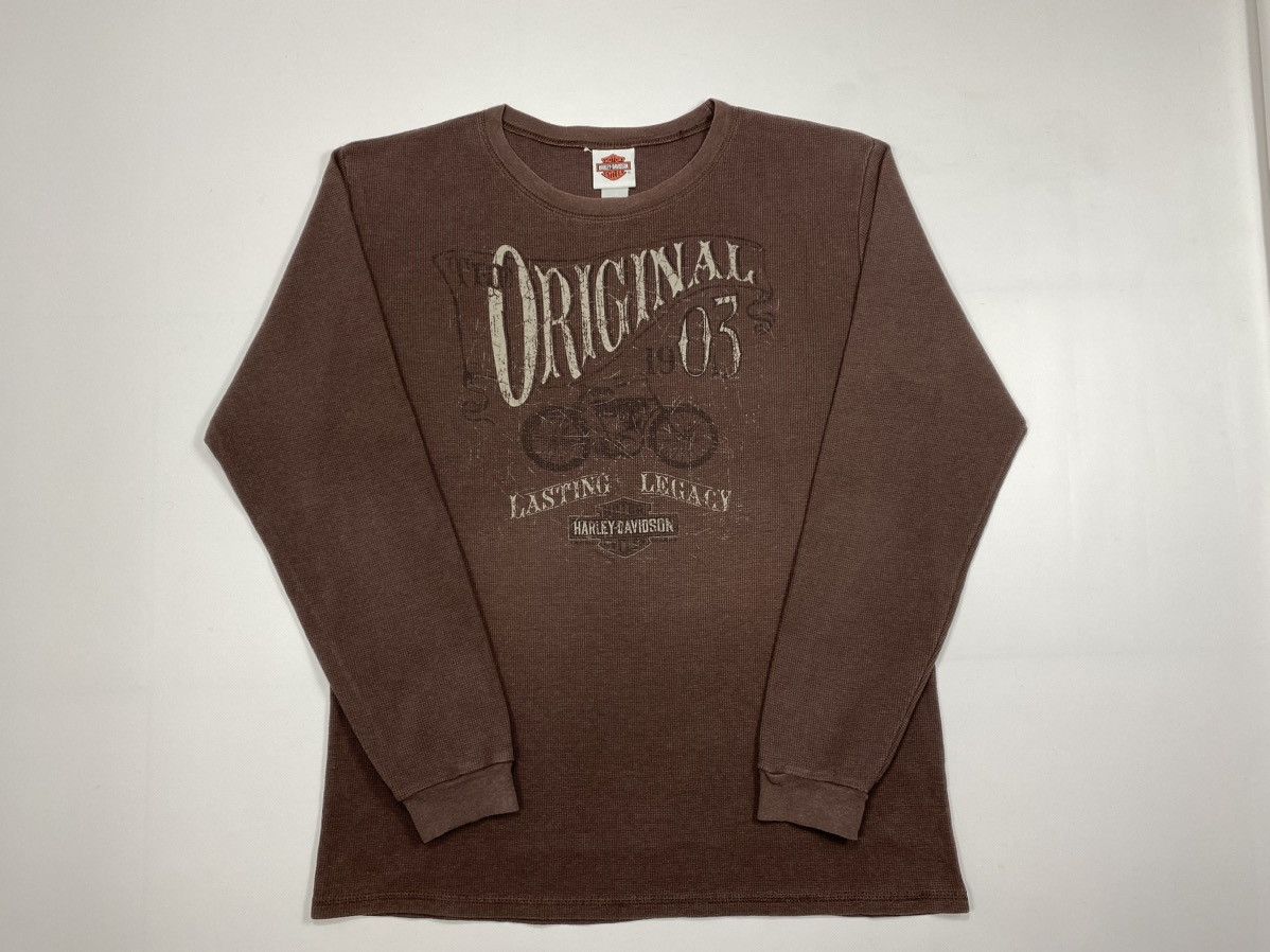 Harley Davidson × Vintage LASTDROP🔥100 Years Anniversary San Francisco FogCity Waffle Size US L / EU 52-54 / 3 - 12 Thumbnail