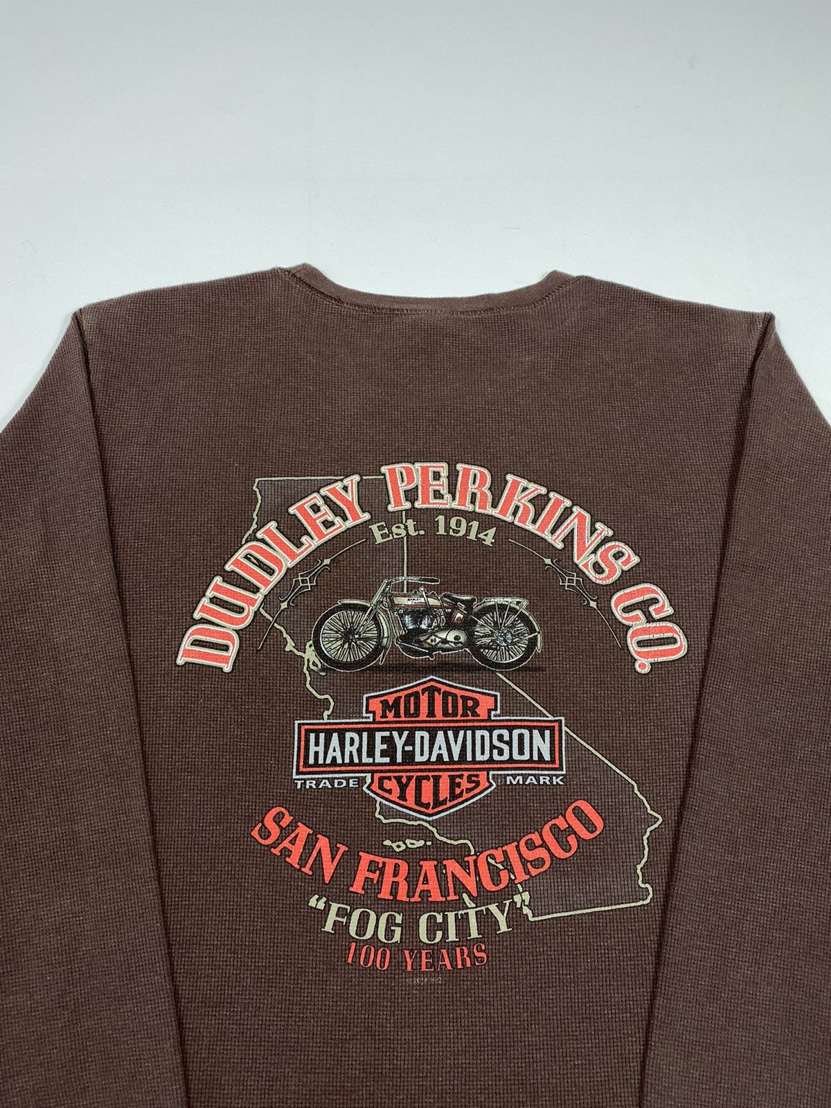 Harley Davidson × Vintage LASTDROP🔥100 Years Anniversary San Francisco FogCity Waffle Size US L / EU 52-54 / 3 - 10 Thumbnail