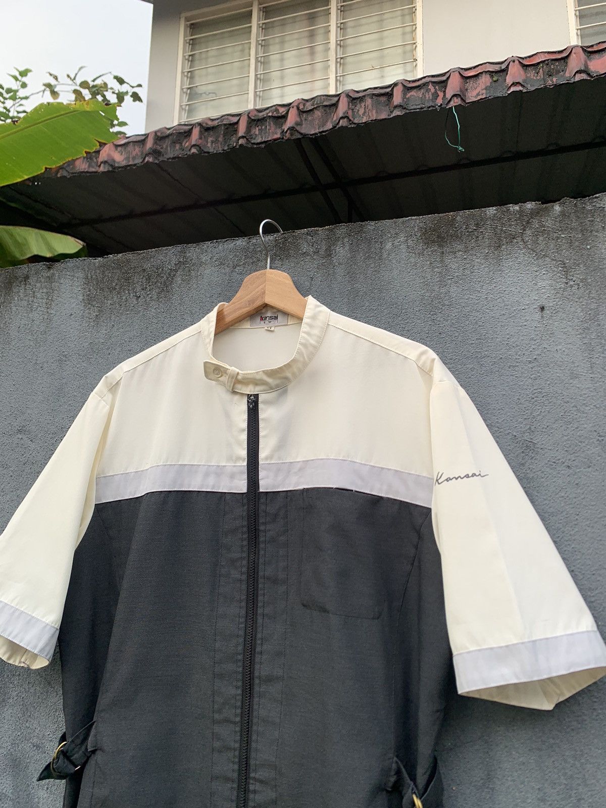 Kansai Yamamoto 👹VINTAGE KANSAI YAMAMOTO SHORT SLEEVES UNIFORM Size US L / EU 52-54 / 3 - 4 Thumbnail