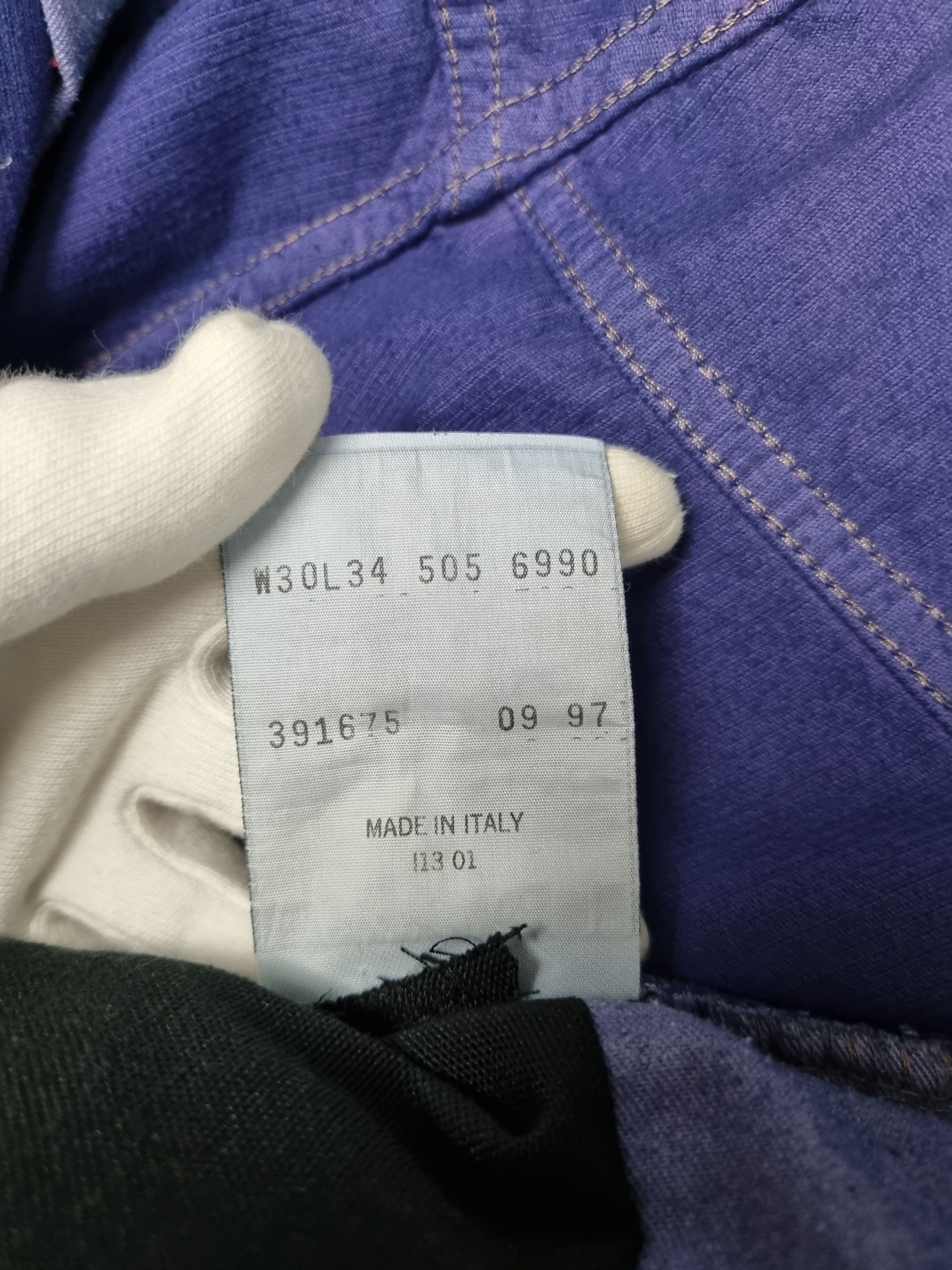 Levi's × Levi's Vintage Clothing × Velvet 1997 Velvet Levis Made In Italy Corduroy Joker Pants Size US 29 - 12 Thumbnail