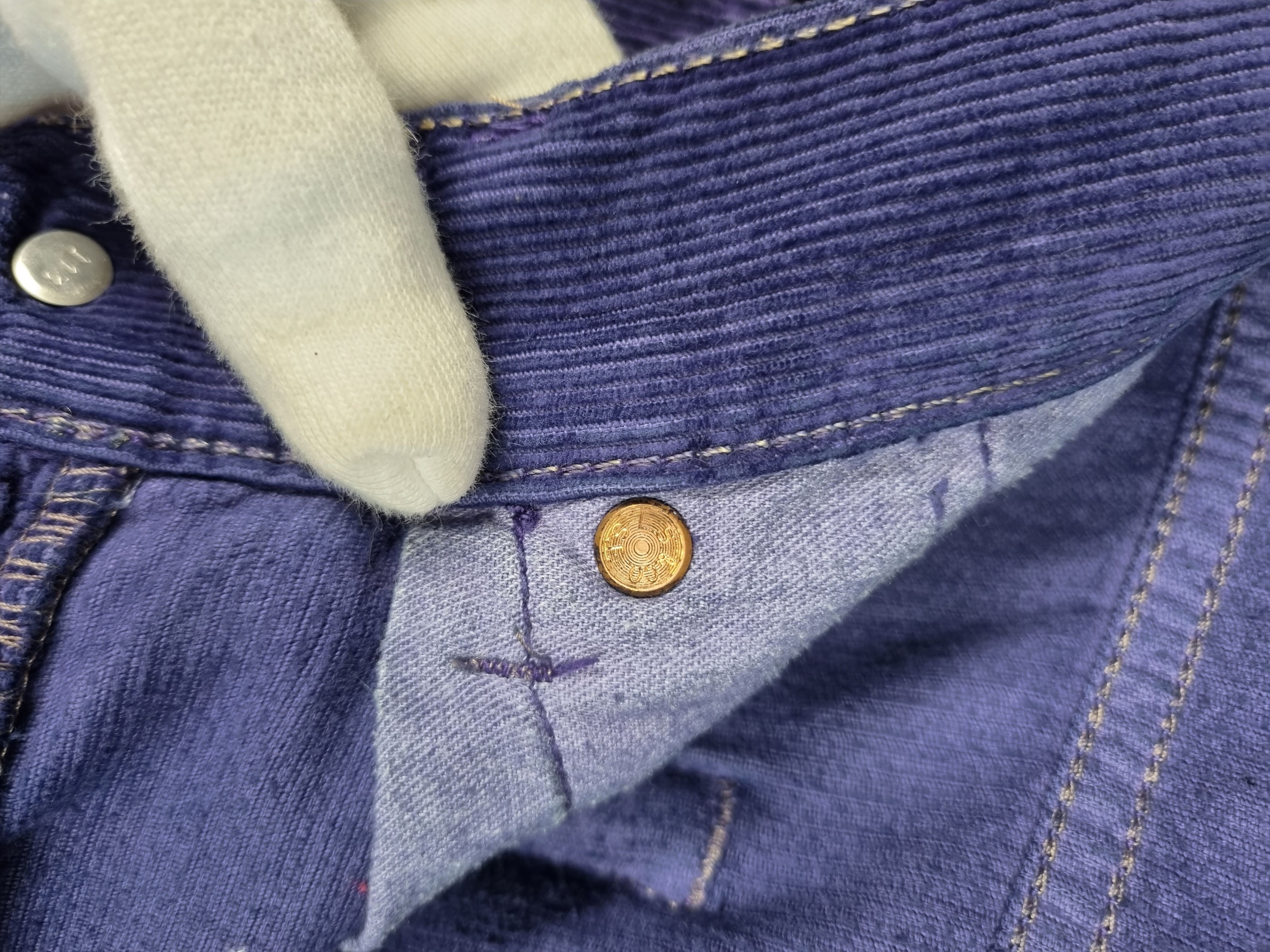 Levi's × Levi's Vintage Clothing × Velvet 1997 Velvet Levis Made In Italy Corduroy Joker Pants Size US 29 - 14 Thumbnail