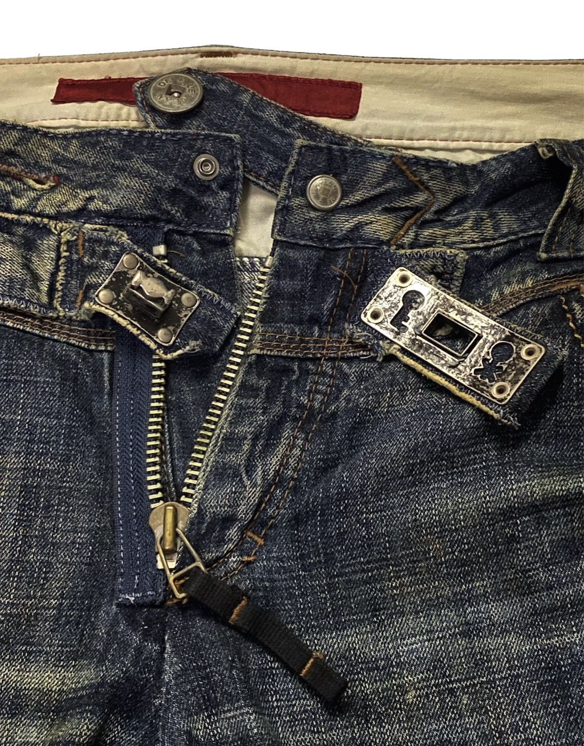 Japanese Brand Marithe Francois Girbaud Baker Ripped Distressed Denim Pants Size US 36 / EU 52 - 15 Thumbnail