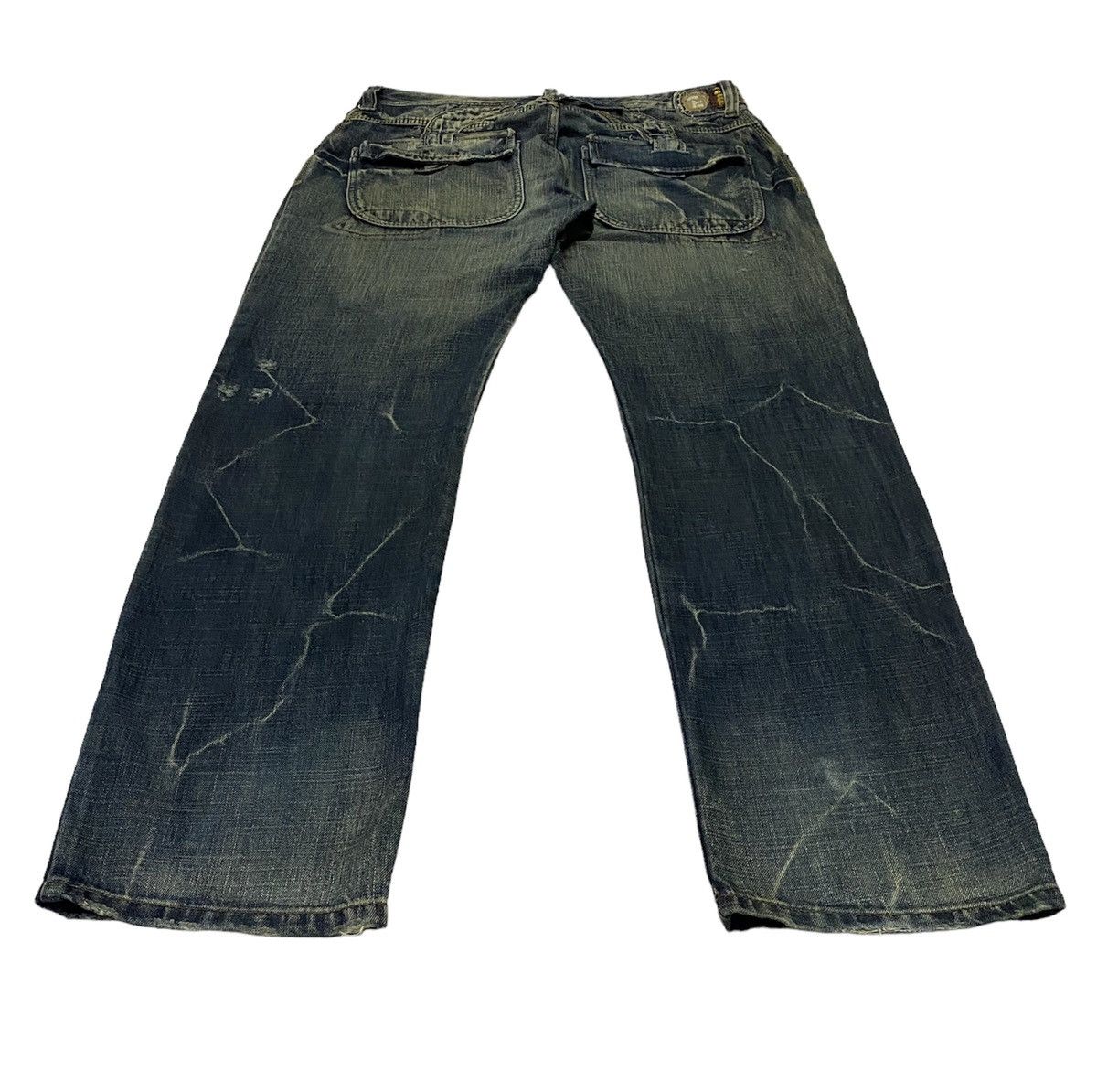 Japanese Brand Marithe Francois Girbaud Baker Ripped Distressed Denim Pants Size US 36 / EU 52 - 24 Thumbnail
