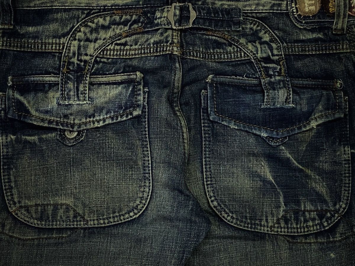 Japanese Brand Marithe Francois Girbaud Baker Ripped Distressed Denim Pants Size US 36 / EU 52 - 16 Thumbnail