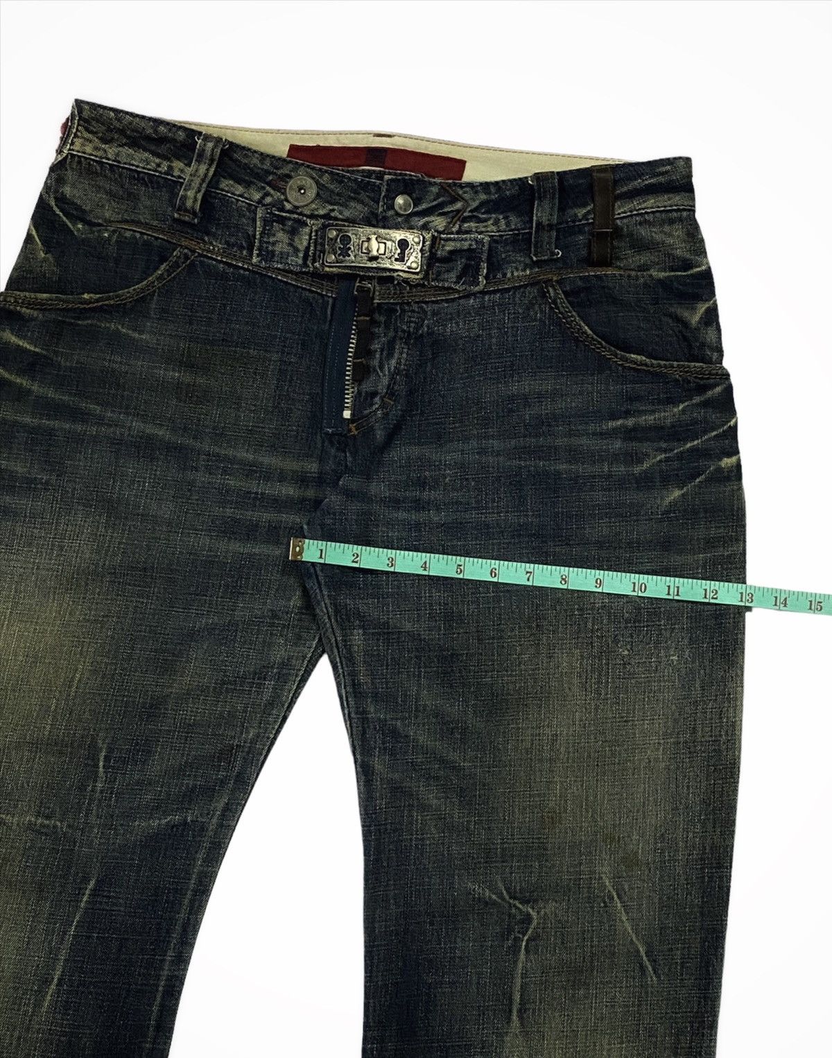 Japanese Brand Marithe Francois Girbaud Baker Ripped Distressed Denim Pants Size US 36 / EU 52 - 8 Thumbnail