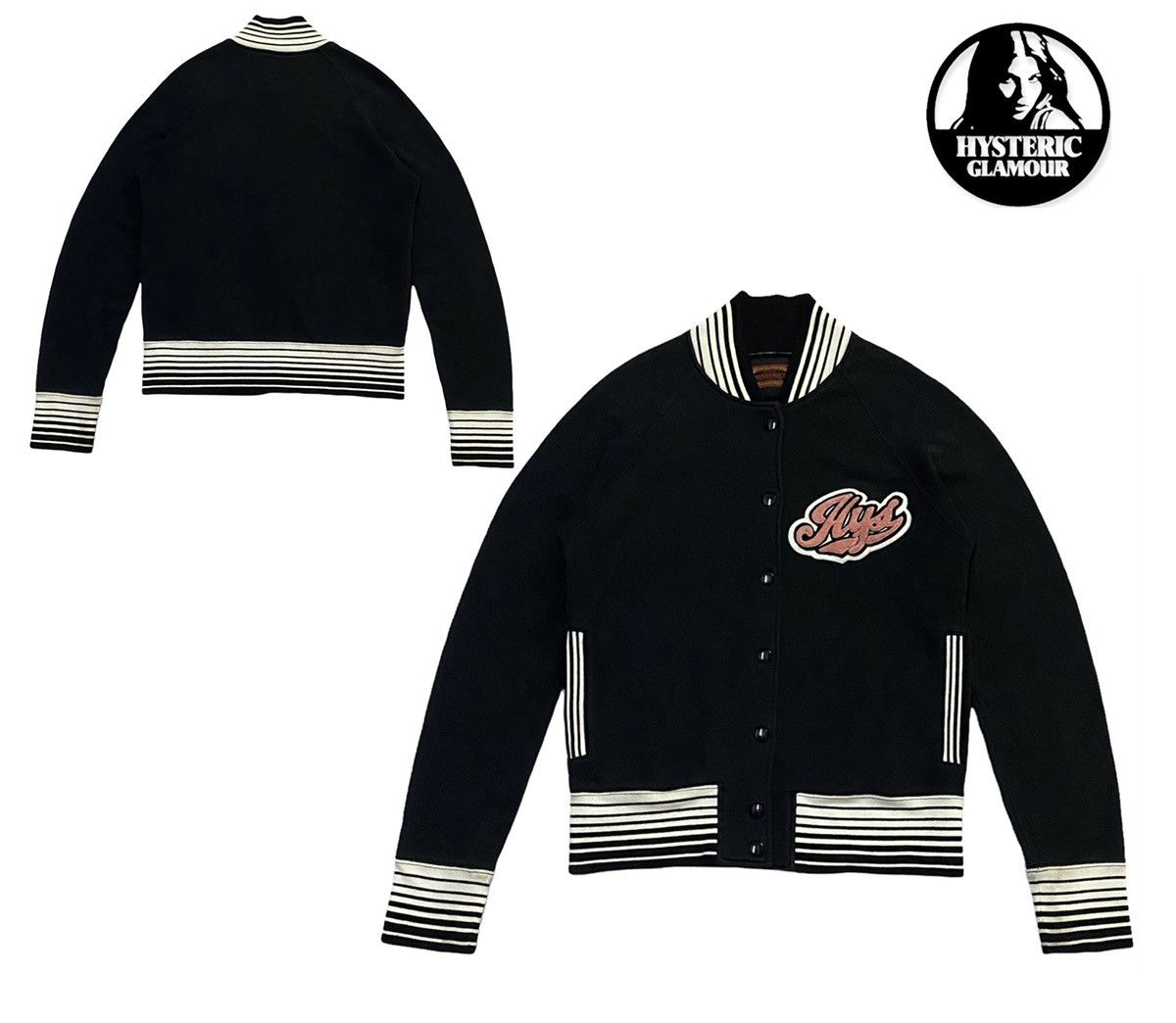 Hysteric Glamour Hysteric Glamour Varsity Jacket (unisex) Size US S / EU 44-46 / 1 - 1 Thumbnail