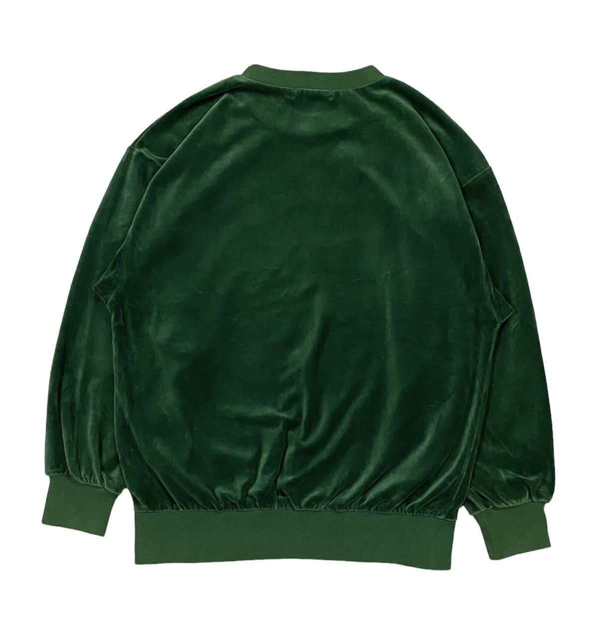 Vintage × Yves Saint Laurent Rare!!Vintage YvesSaintLaurent Velvet Embroidered Sweatshirt Size US M / EU 48-50 / 2 - 3 Thumbnail