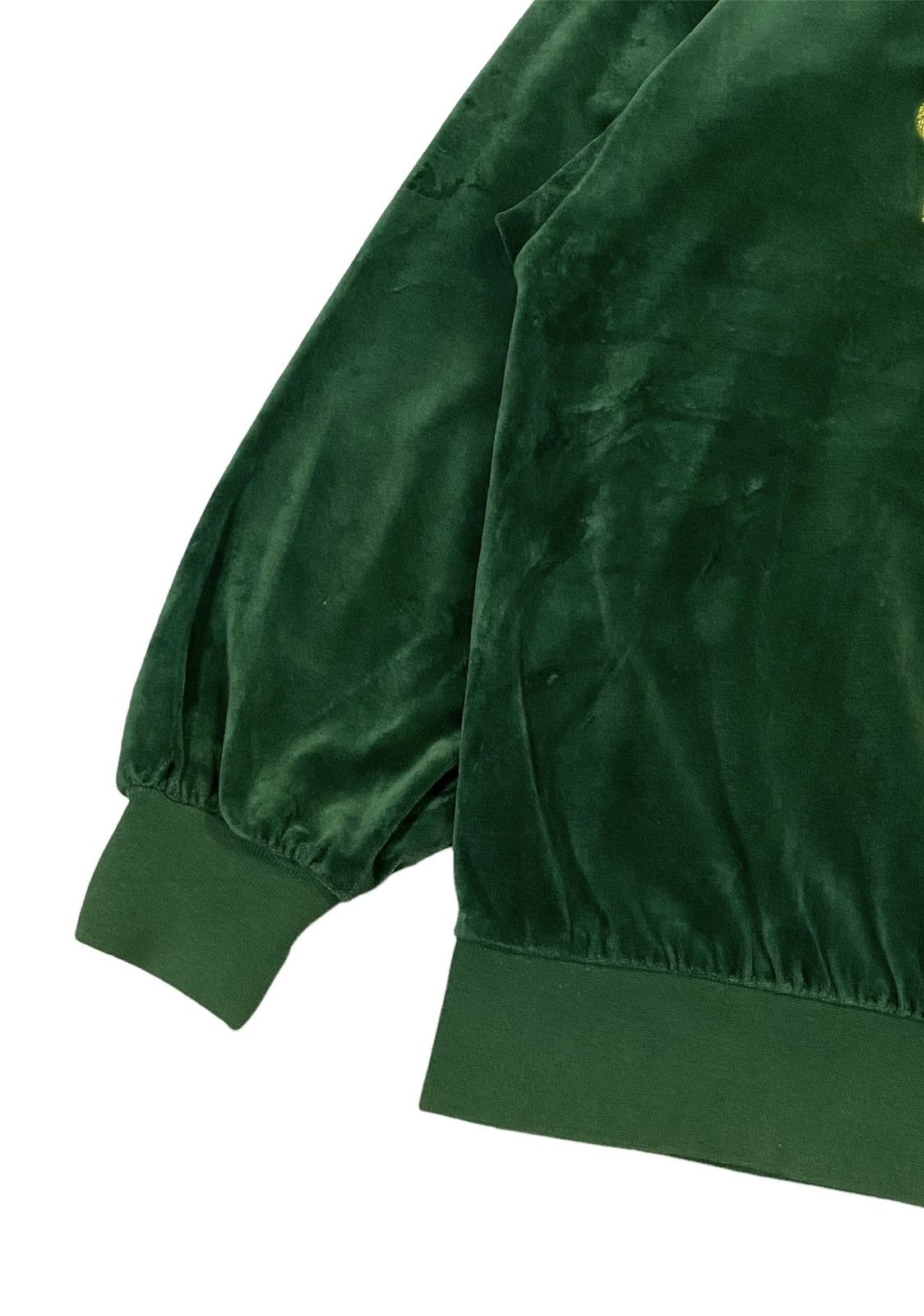 Vintage × Yves Saint Laurent Rare!!Vintage YvesSaintLaurent Velvet Embroidered Sweatshirt Size US M / EU 48-50 / 2 - 18 Thumbnail
