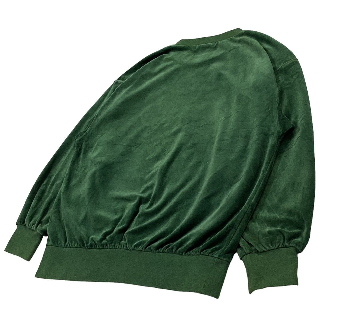 Vintage × Yves Saint Laurent Rare!!Vintage YvesSaintLaurent Velvet Embroidered Sweatshirt Size US M / EU 48-50 / 2 - 20 Thumbnail