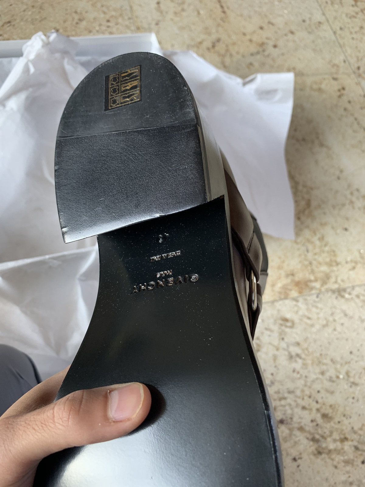 Givenchy Dark Brown Rider Strap Chelsea Boots Size US 10 / EU 43 - 20 Thumbnail