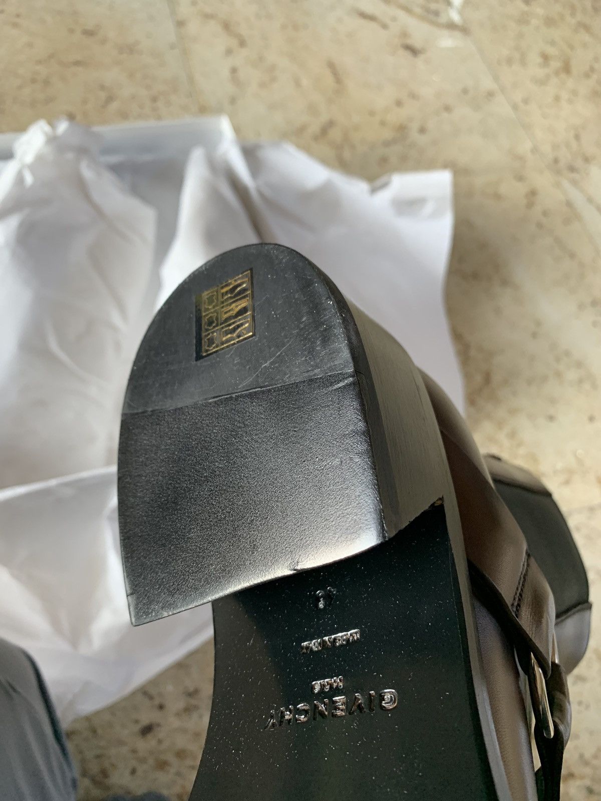 Givenchy Dark Brown Rider Strap Chelsea Boots Size US 10 / EU 43 - 16 Thumbnail