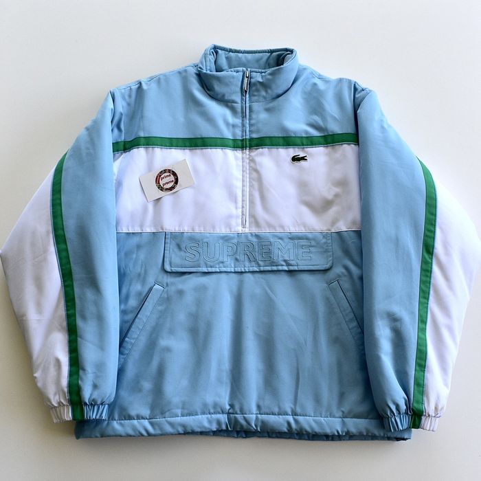 Supreme Lacoste Puffy Half Zip Pullover-