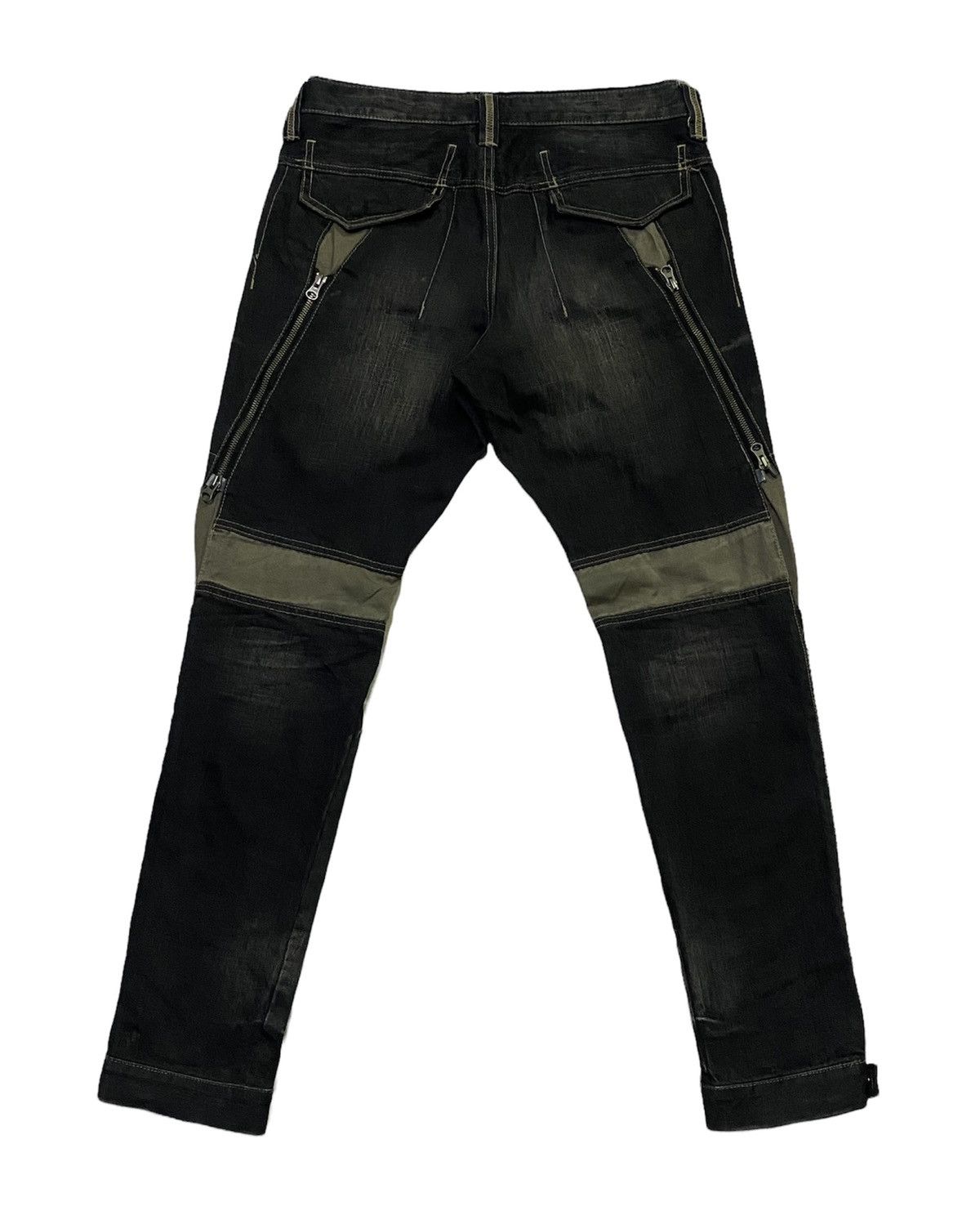PPFM PPFM Multi Zipper Denim Jeans Size US 32 / EU 48 - 3 Thumbnail