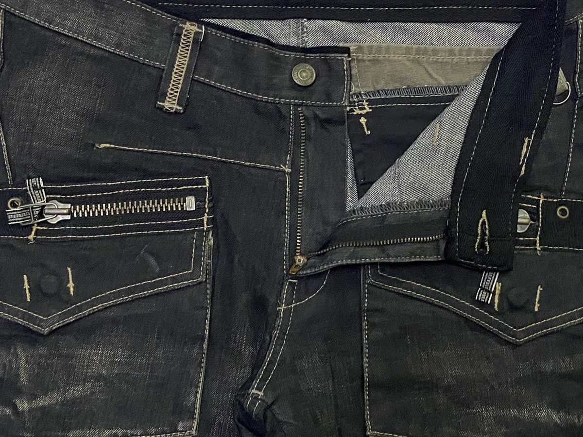 PPFM PPFM Multi Zipper Denim Jeans Size US 32 / EU 48 - 16 Thumbnail