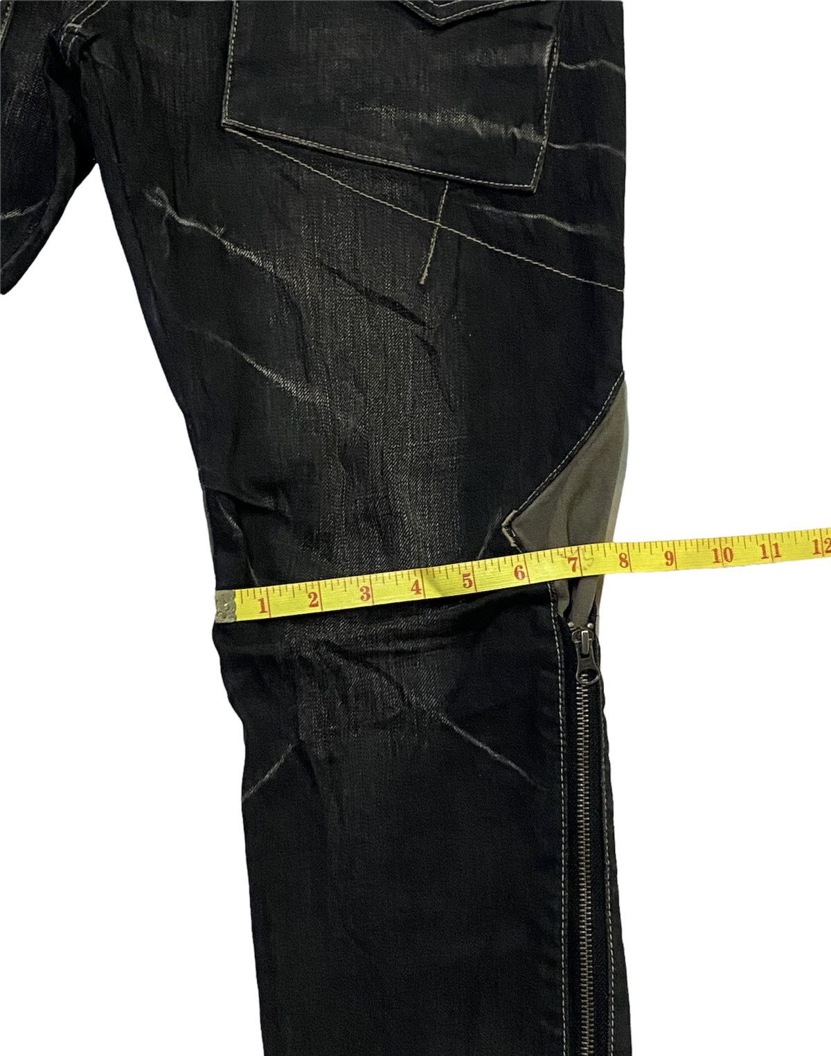 PPFM PPFM Multi Zipper Denim Jeans Size US 32 / EU 48 - 9 Thumbnail