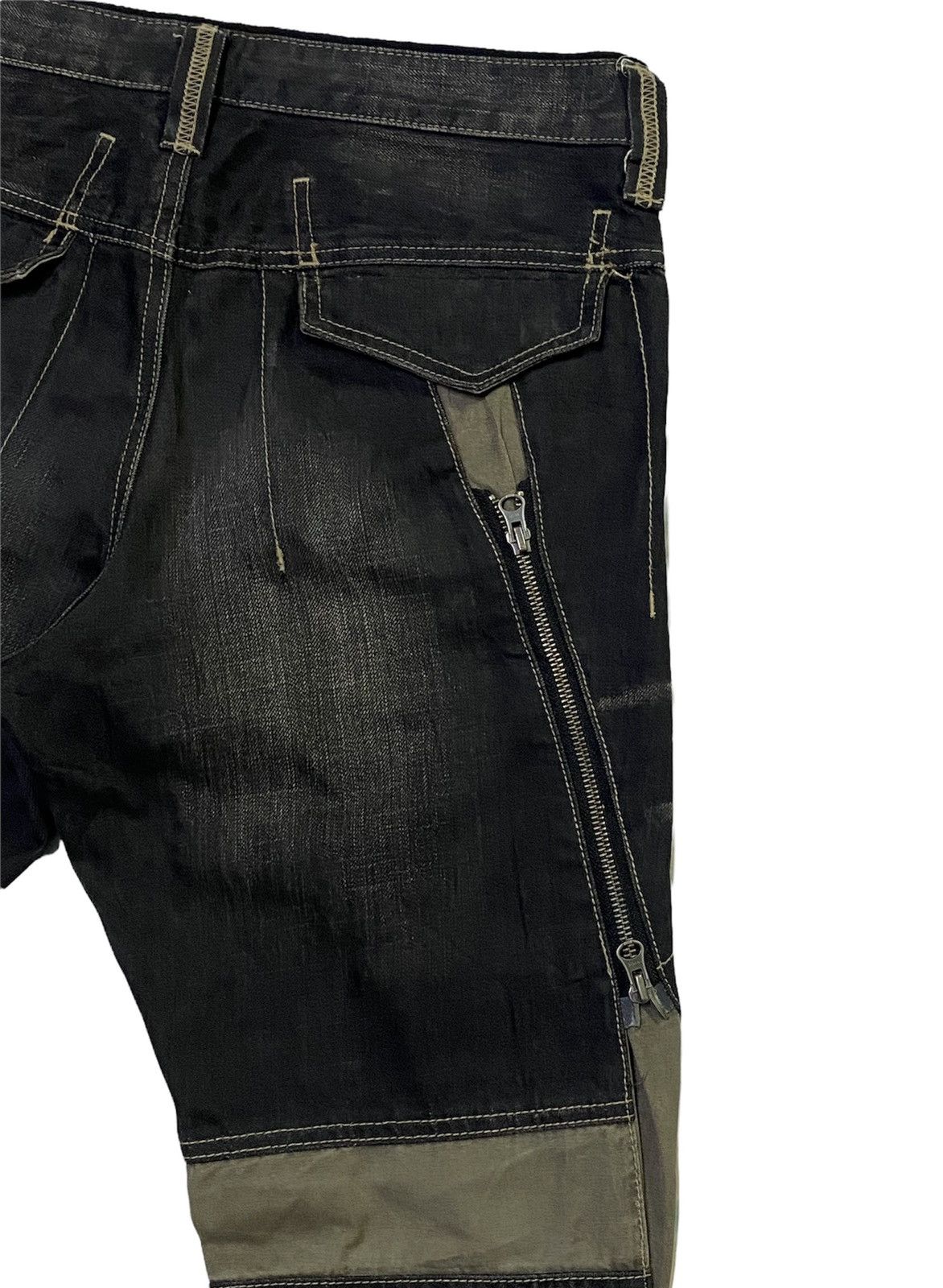 PPFM PPFM Multi Zipper Denim Jeans Size US 32 / EU 48 - 20 Thumbnail