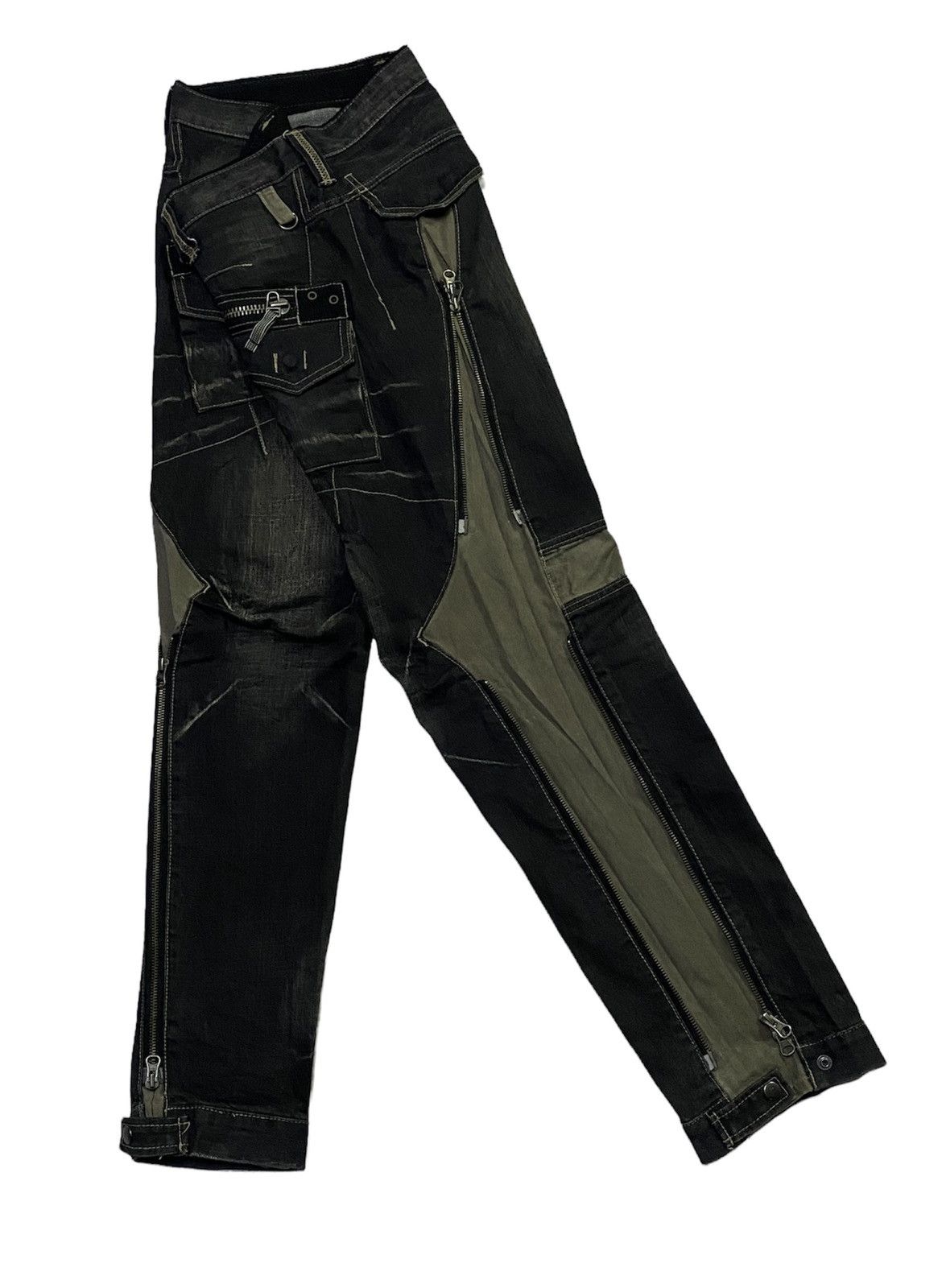 PPFM PPFM Multi Zipper Denim Jeans Size US 32 / EU 48 - 24 Thumbnail