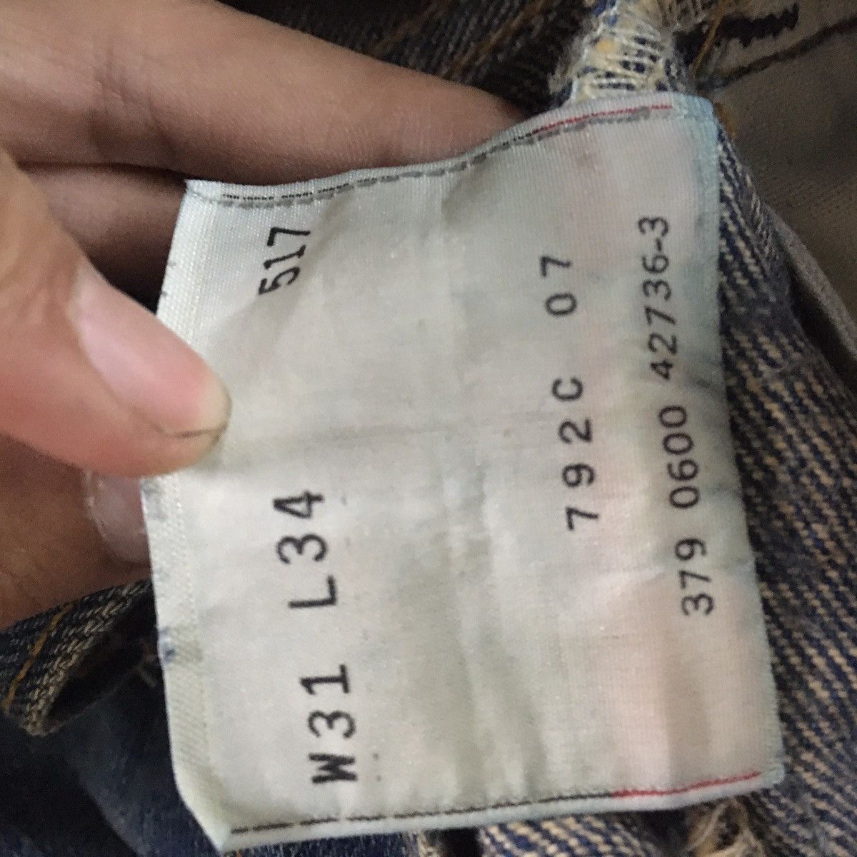 Levi's Vintage Levis 517 Denim Jeans Boot Cut Size US 31 - 14 Thumbnail