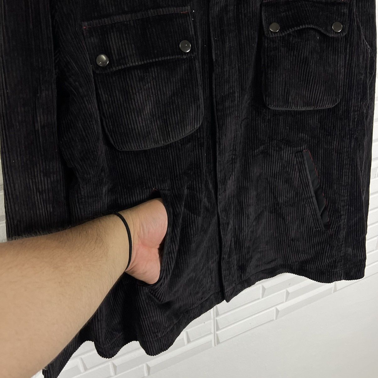 Adolfo Dominguez × Designer CORDUROY JACKET MULTI POCKET ADOLFO DOMINGUEZ SIZE 50 Size US M / EU 48-50 / 2 - 4 Thumbnail
