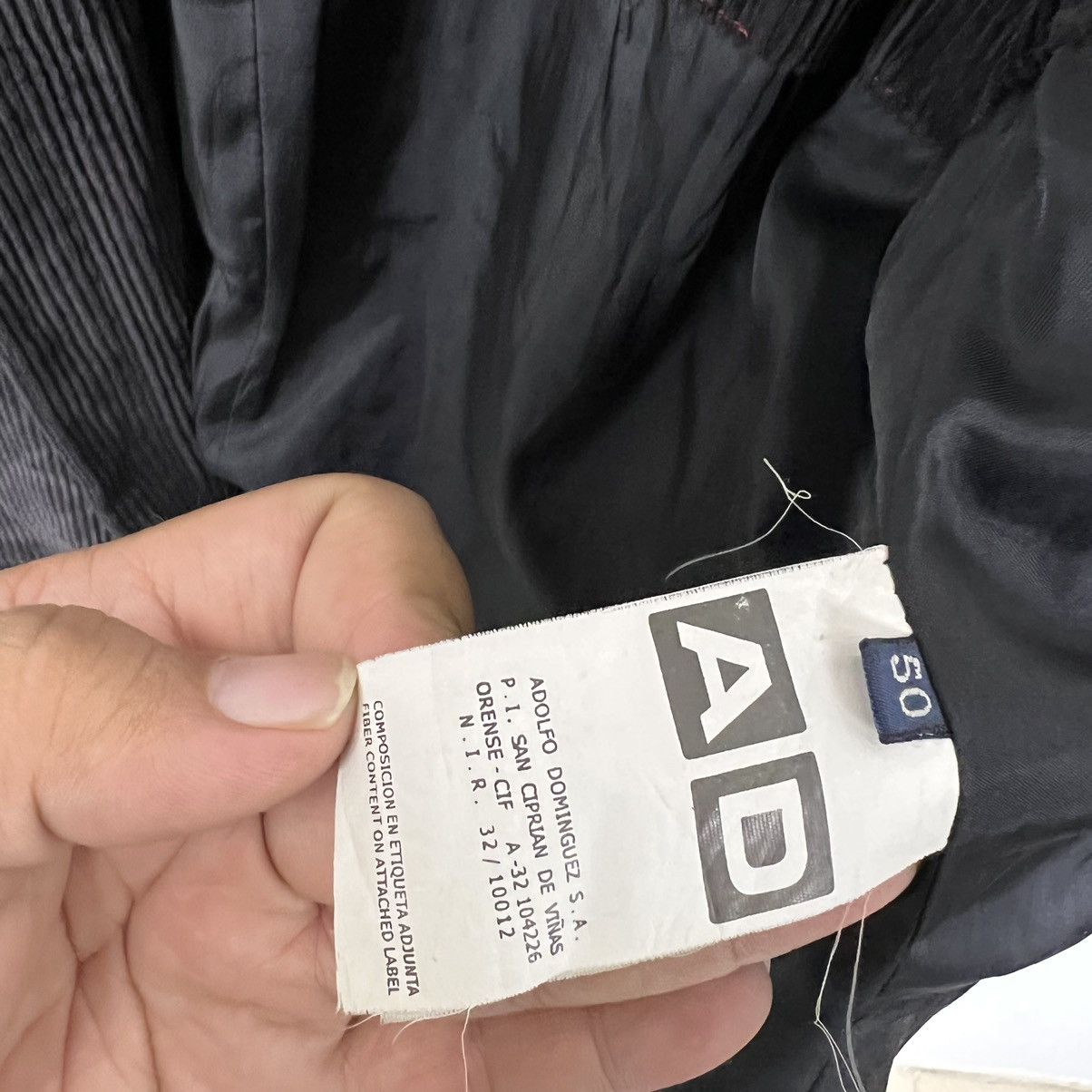 Adolfo Dominguez × Designer CORDUROY JACKET MULTI POCKET ADOLFO DOMINGUEZ SIZE 50 Size US M / EU 48-50 / 2 - 11 Thumbnail