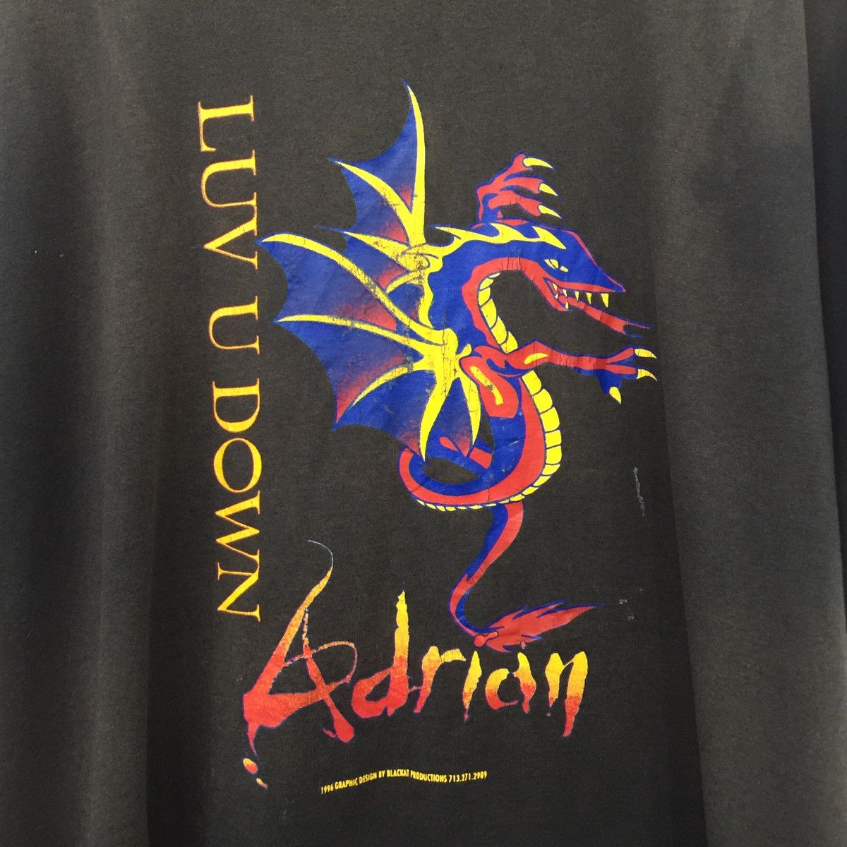 Band Tees Adrian Exotic Records vintage t-shirt Size US XXL / EU 58 / 5 - 6 Thumbnail