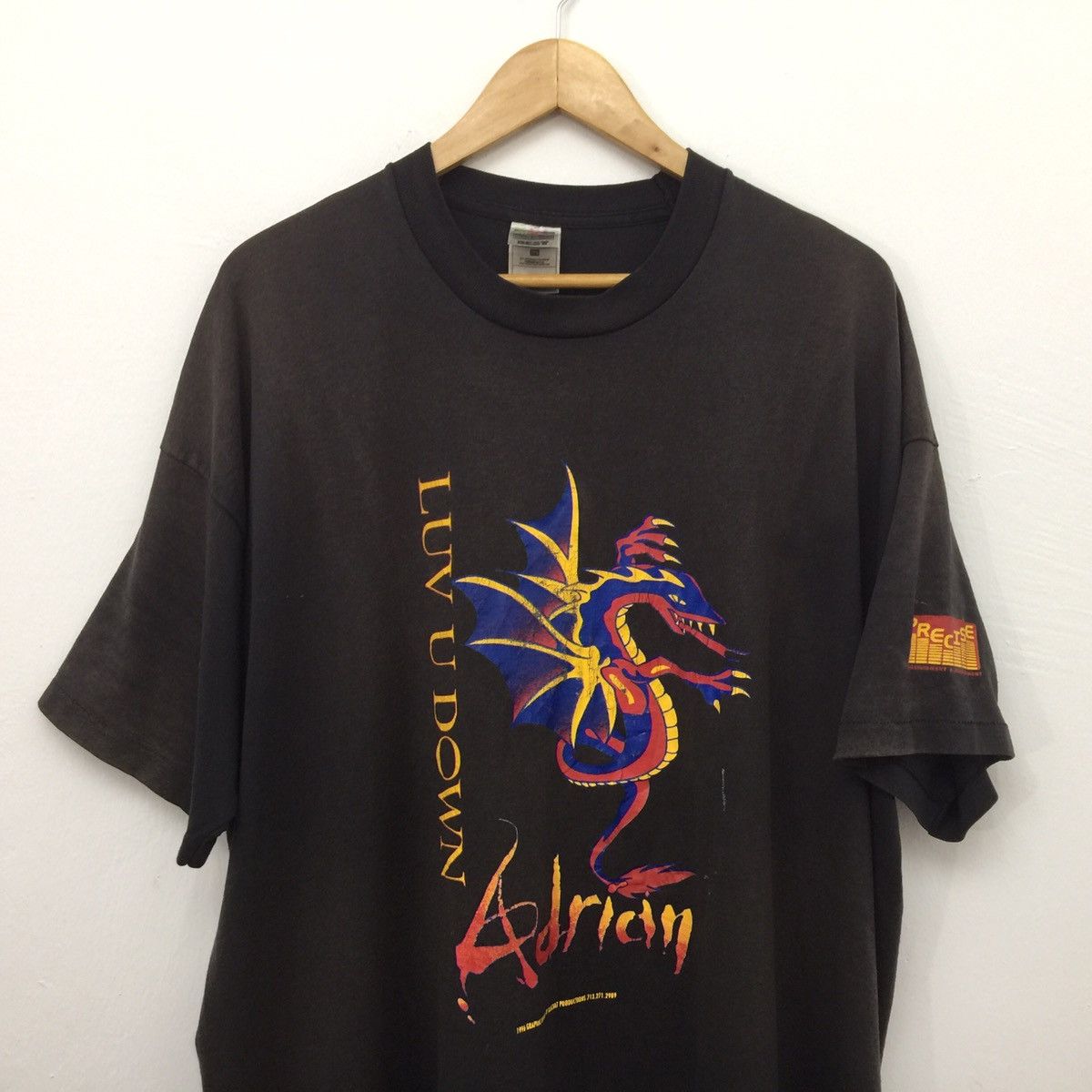 Band Tees Adrian Exotic Records vintage t-shirt Size US XXL / EU 58 / 5 - 5 Thumbnail