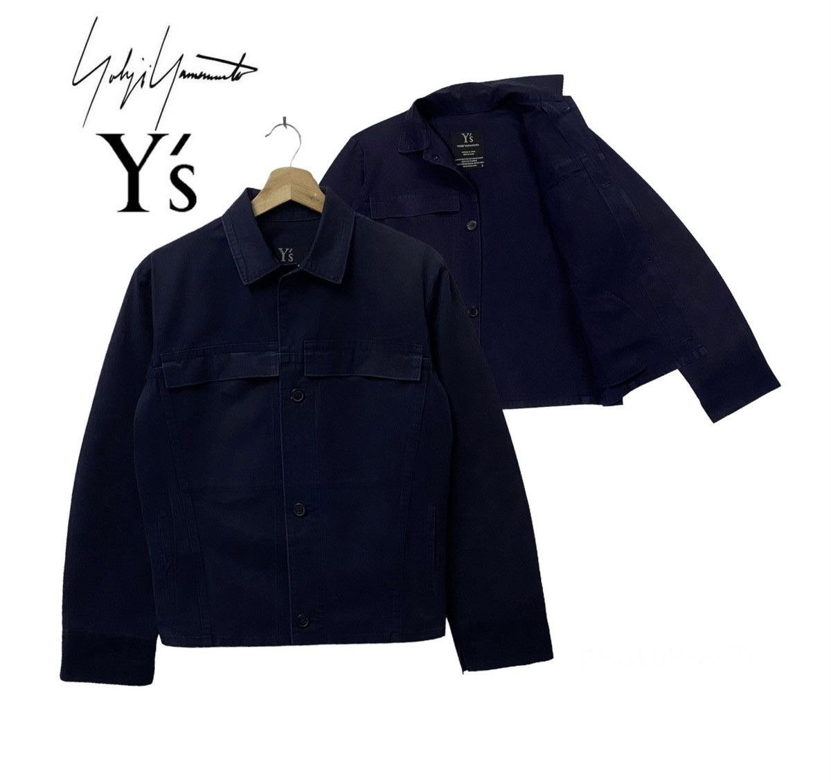 Yohji Yamamoto Vintage Yohji Yamamoto Work Jacket Design Size US M / EU 48-50 / 2 - 1 Thumbnail