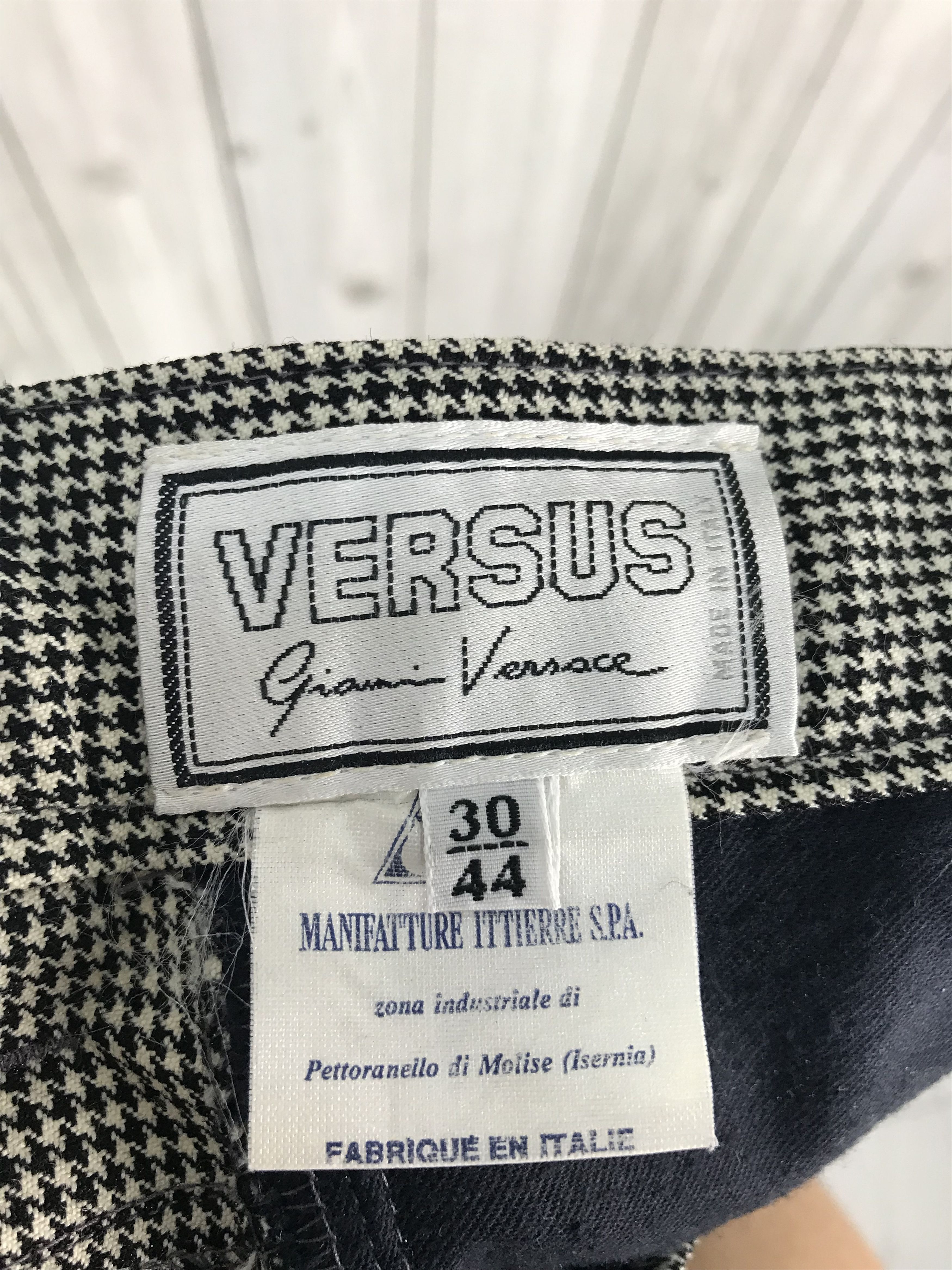 Versus Versace VERSUS GIANNI VERSACE Medusa Head Button Wool Pants Size US 27 - 15 Thumbnail