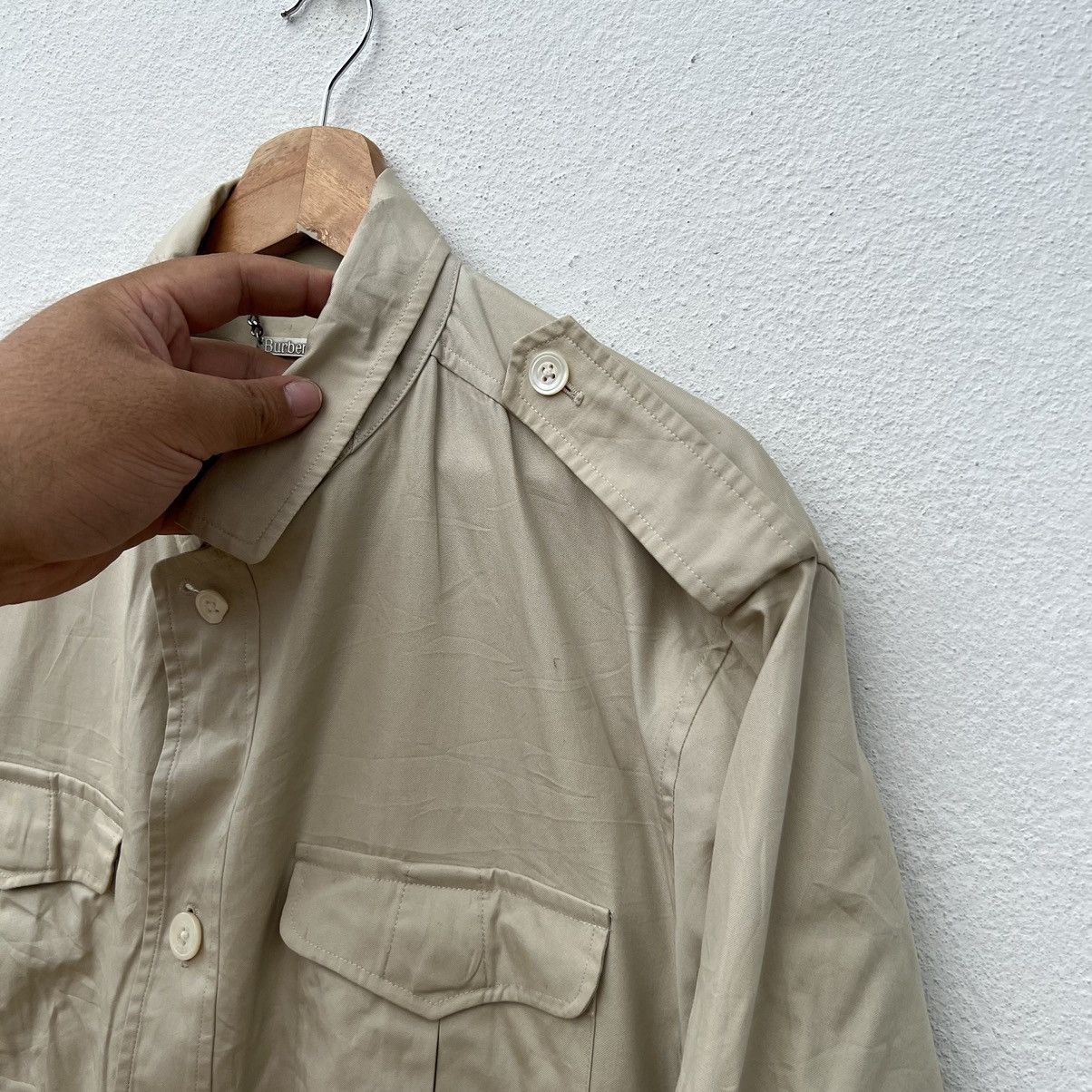 Burberry VINTAGE BURBERRYS CARGO MULTI POCKET BIKER PARACHUTE JACKET Size US L / EU 52-54 / 3 - 8 Thumbnail