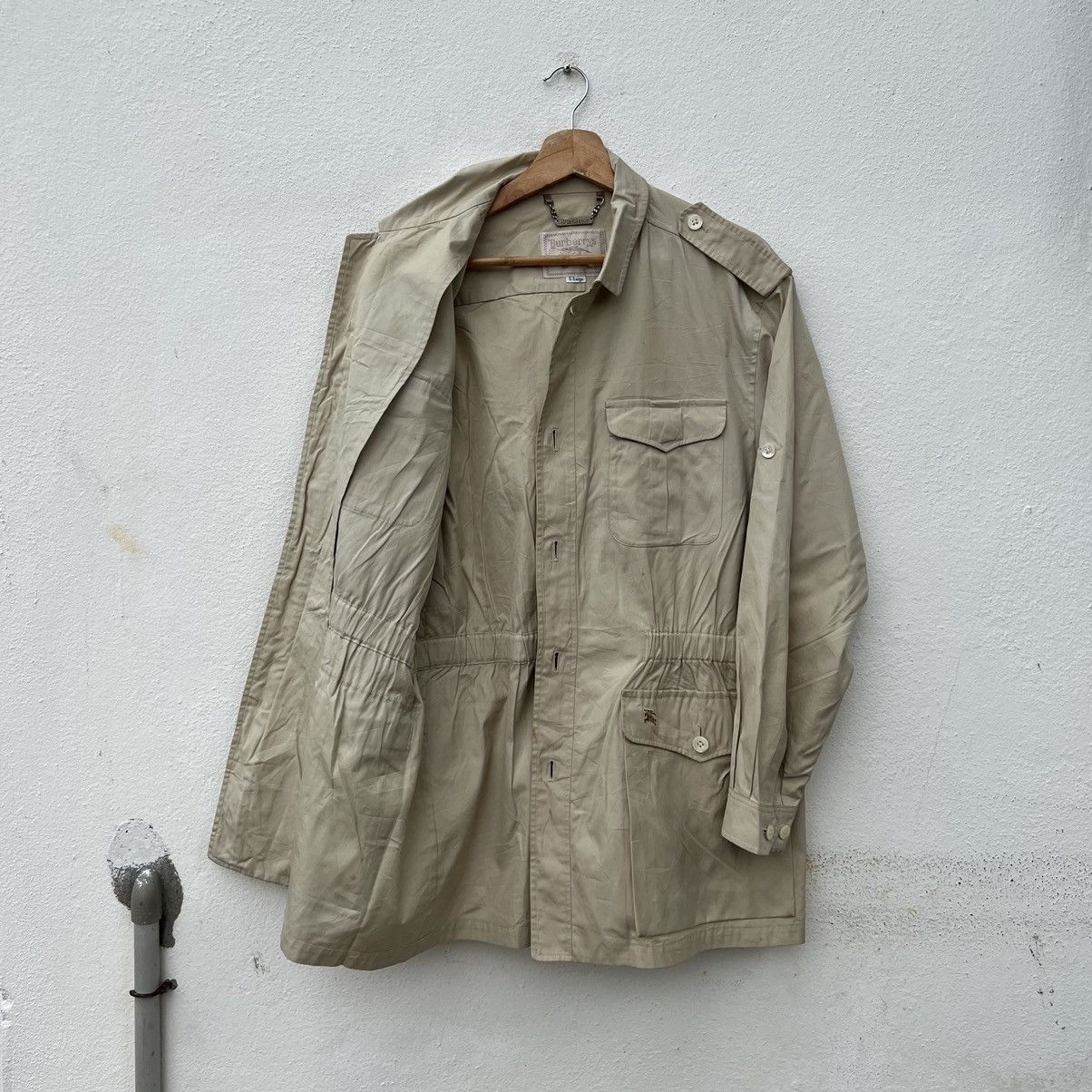 Burberry VINTAGE BURBERRYS CARGO MULTI POCKET BIKER PARACHUTE JACKET Size US L / EU 52-54 / 3 - 11 Thumbnail