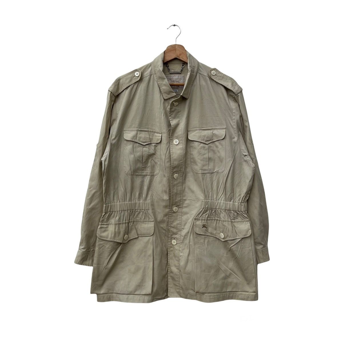 Burberry VINTAGE BURBERRYS CARGO MULTI POCKET BIKER PARACHUTE JACKET Size US L / EU 52-54 / 3 - 1 Thumbnail
