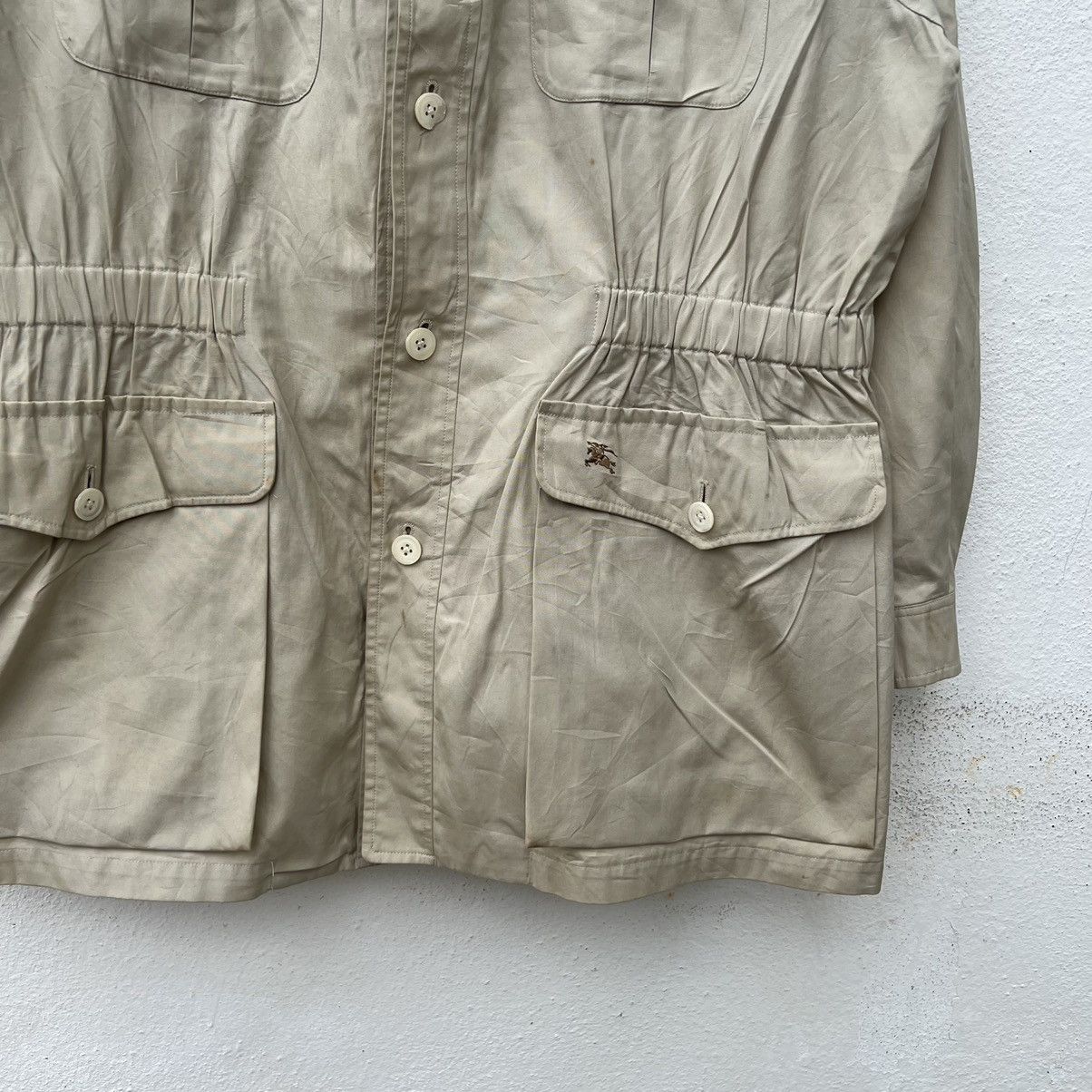 Burberry VINTAGE BURBERRYS CARGO MULTI POCKET BIKER PARACHUTE JACKET Size US L / EU 52-54 / 3 - 4 Thumbnail
