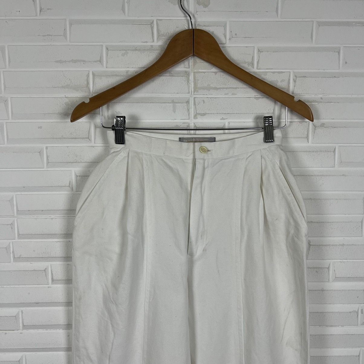 Issey Miyake CLEAN WHITE ISSEY MIYAKE PANTS Size US 26 / EU 42 - 2 Thumbnail
