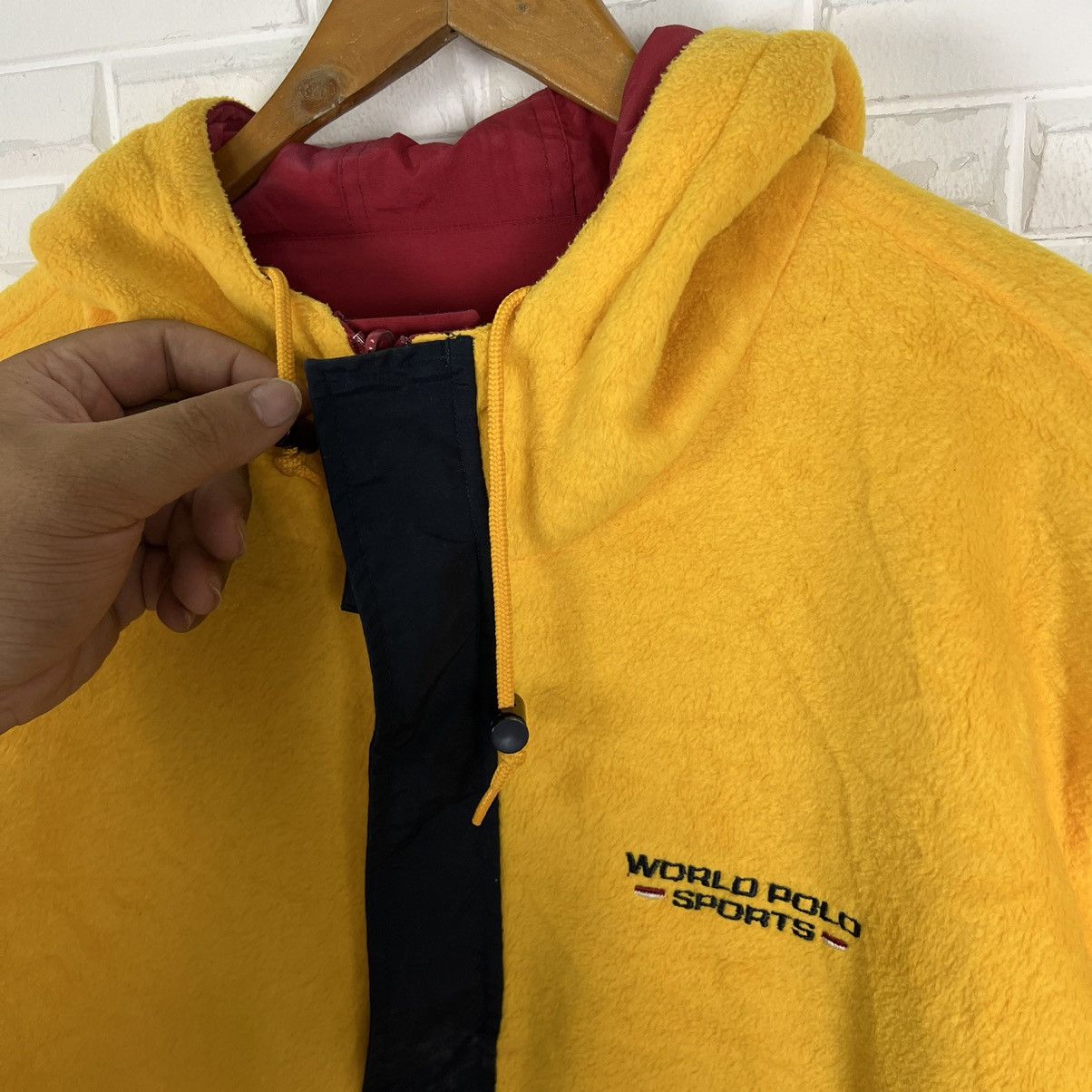 Japanese Brand RARECOLOUR VINTAGE REVERSIBLE WORLDPOLO BOMBER STYLE JACKET Size US L / EU 52-54 / 3 - 14 Thumbnail