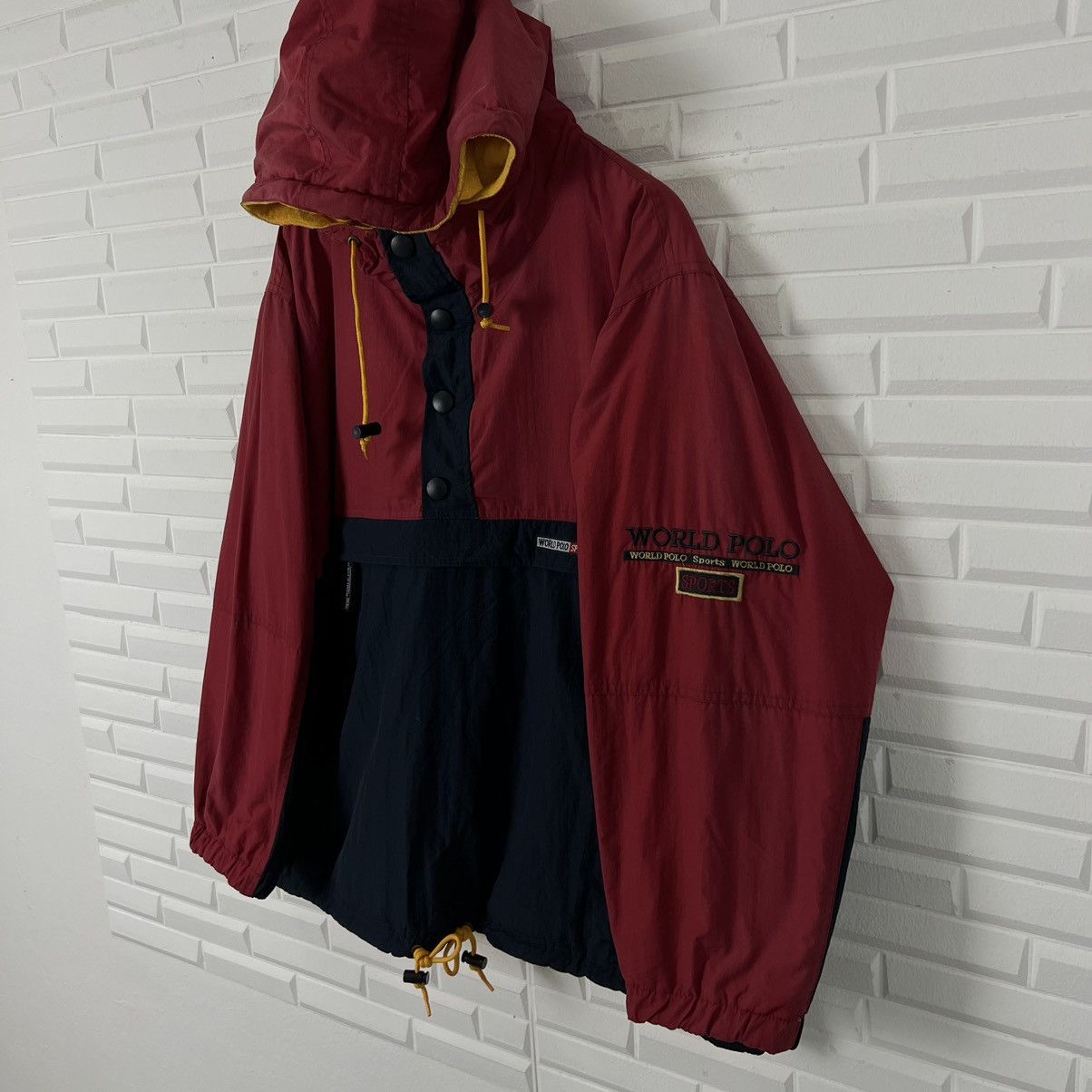 Japanese Brand RARECOLOUR VINTAGE REVERSIBLE WORLDPOLO BOMBER STYLE JACKET Size US L / EU 52-54 / 3 - 3 Thumbnail