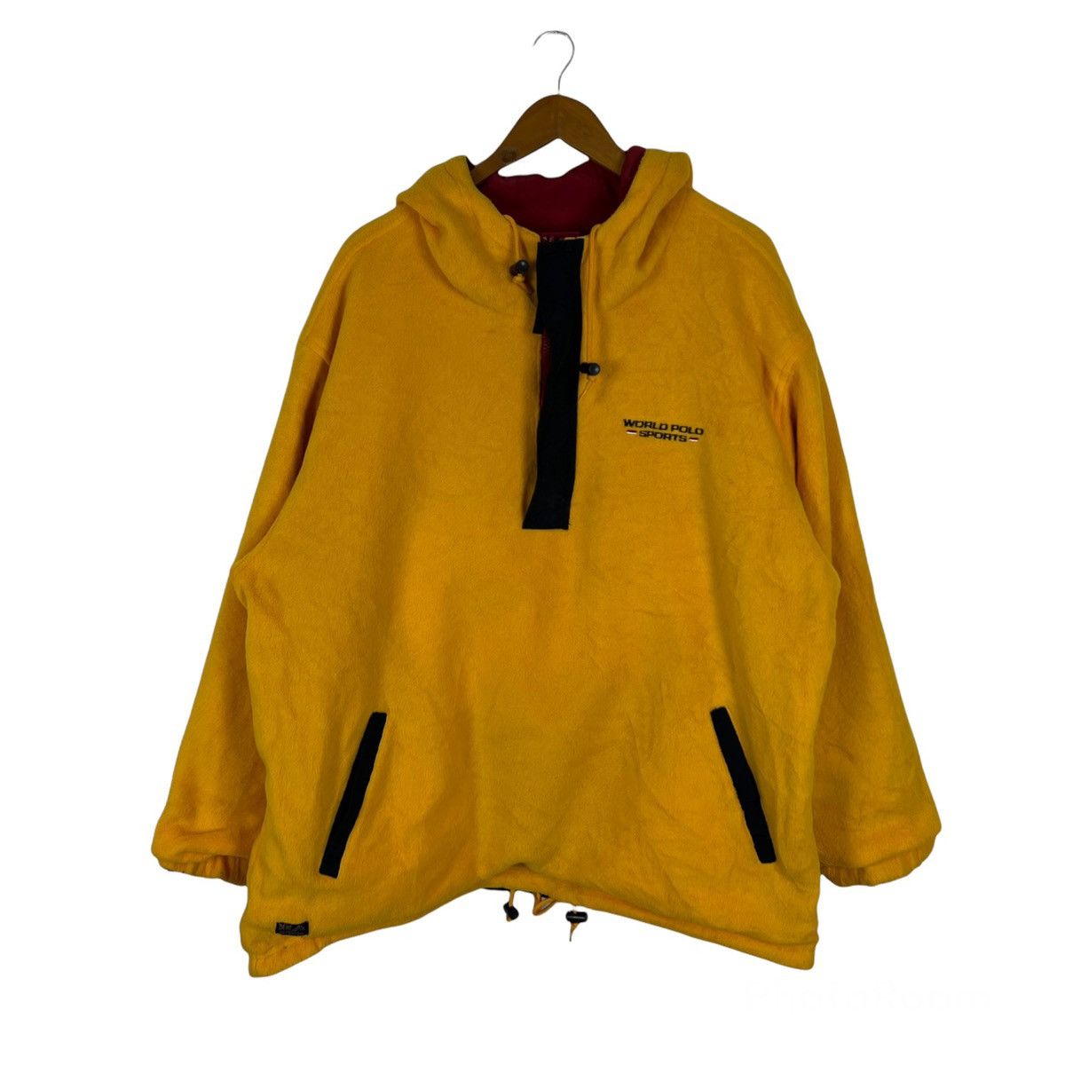 Japanese Brand RARECOLOUR VINTAGE REVERSIBLE WORLDPOLO BOMBER STYLE JACKET Size US L / EU 52-54 / 3 - 2 Thumbnail