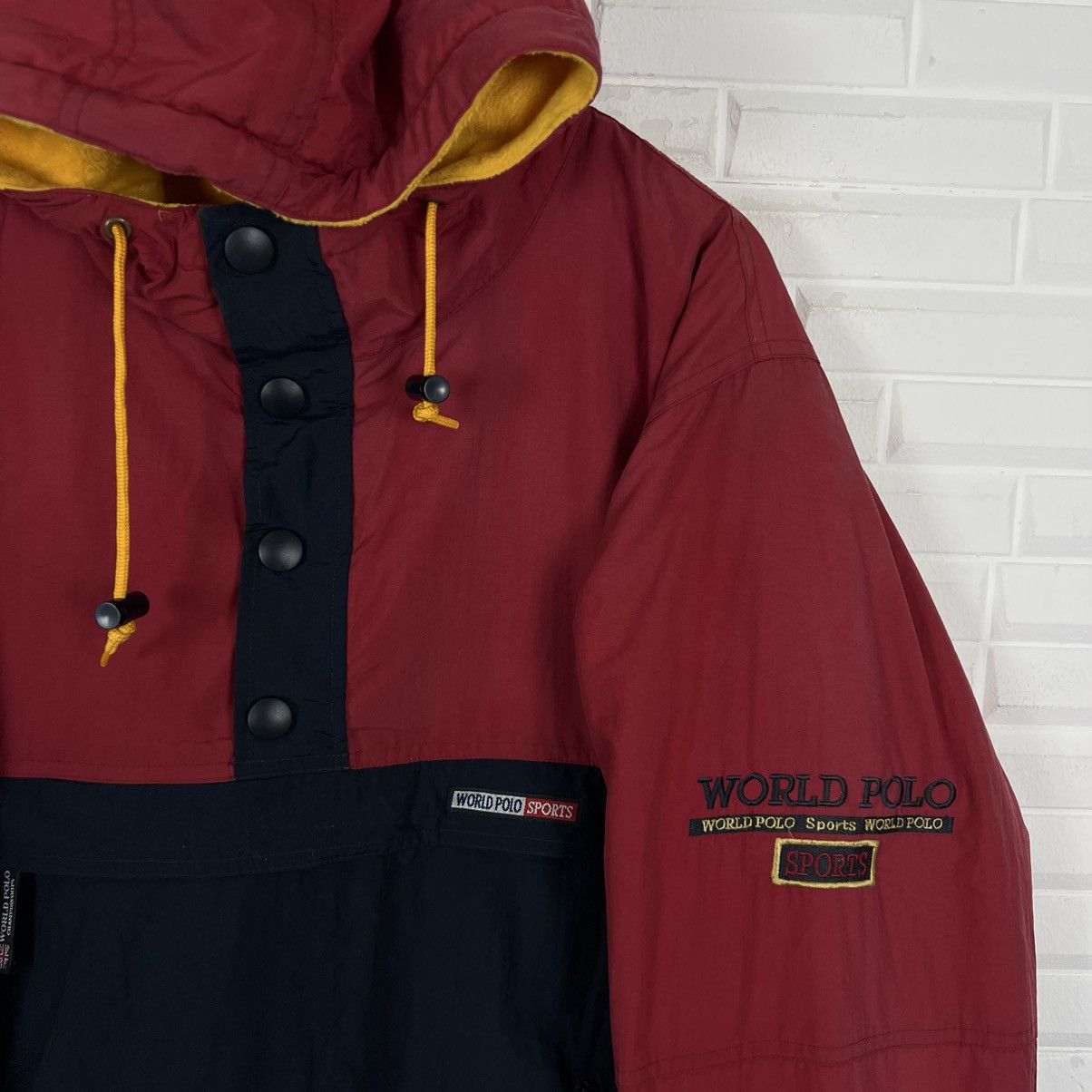 Japanese Brand RARECOLOUR VINTAGE REVERSIBLE WORLDPOLO BOMBER STYLE JACKET Size US L / EU 52-54 / 3 - 4 Thumbnail