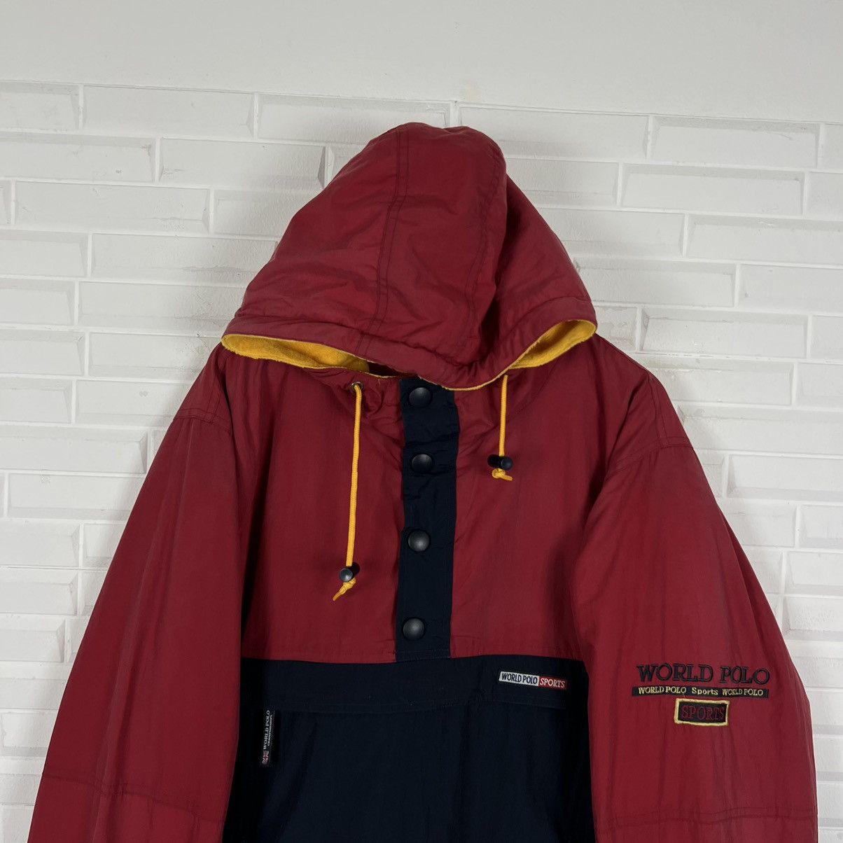 Japanese Brand RARECOLOUR VINTAGE REVERSIBLE WORLDPOLO BOMBER STYLE JACKET Size US L / EU 52-54 / 3 - 5 Thumbnail