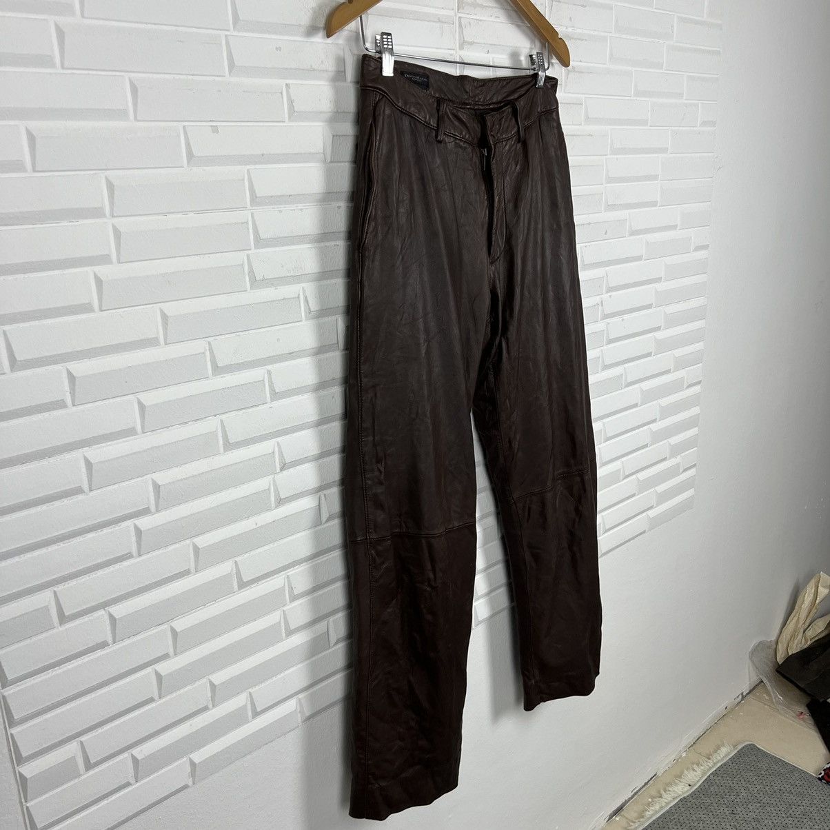 DKNY SOFT LEATHER PANTS DONNA KARAN NEW YORK Size US 30 / EU 46 - 6 Thumbnail