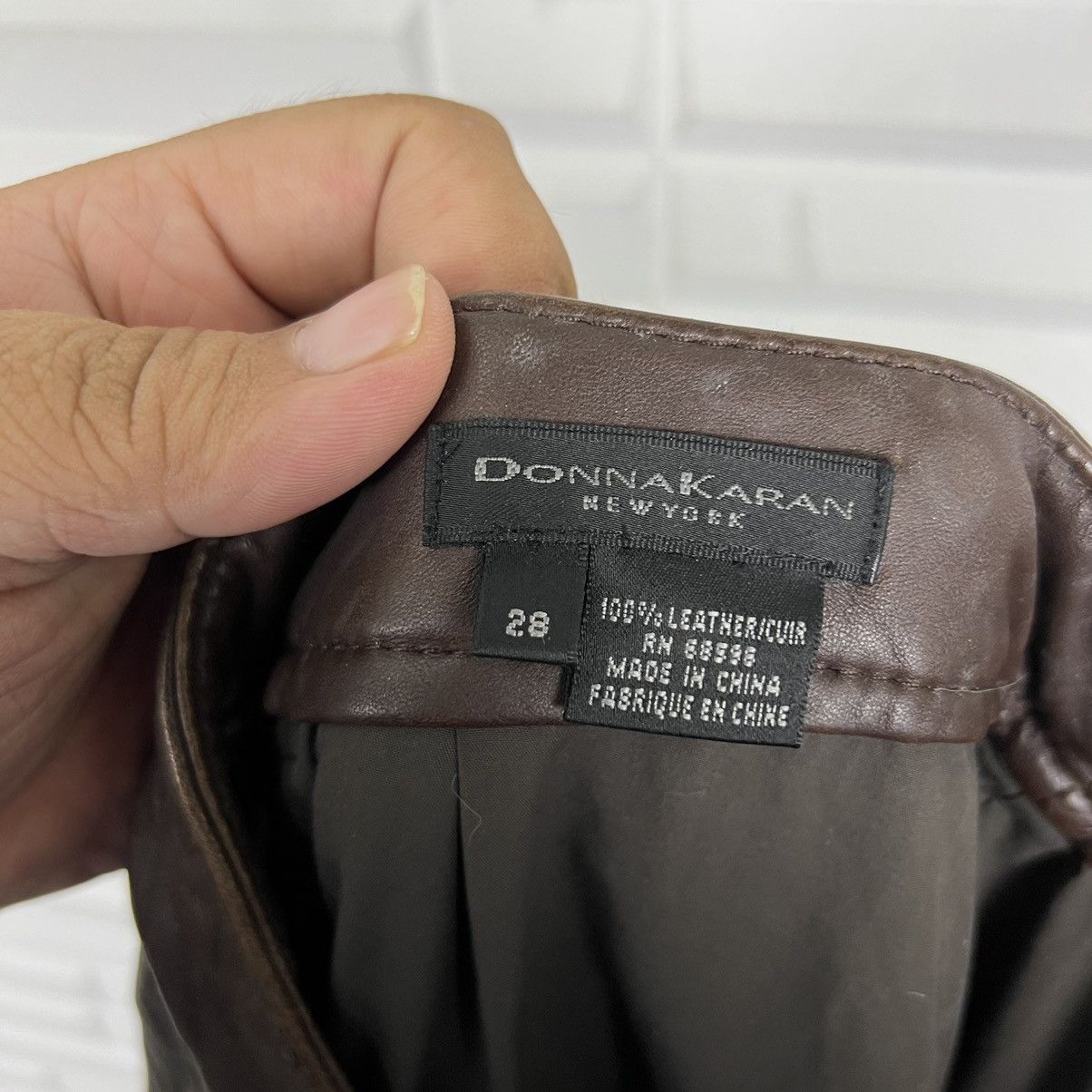 DKNY SOFT LEATHER PANTS DONNA KARAN NEW YORK Size US 30 / EU 46 - 11 Thumbnail