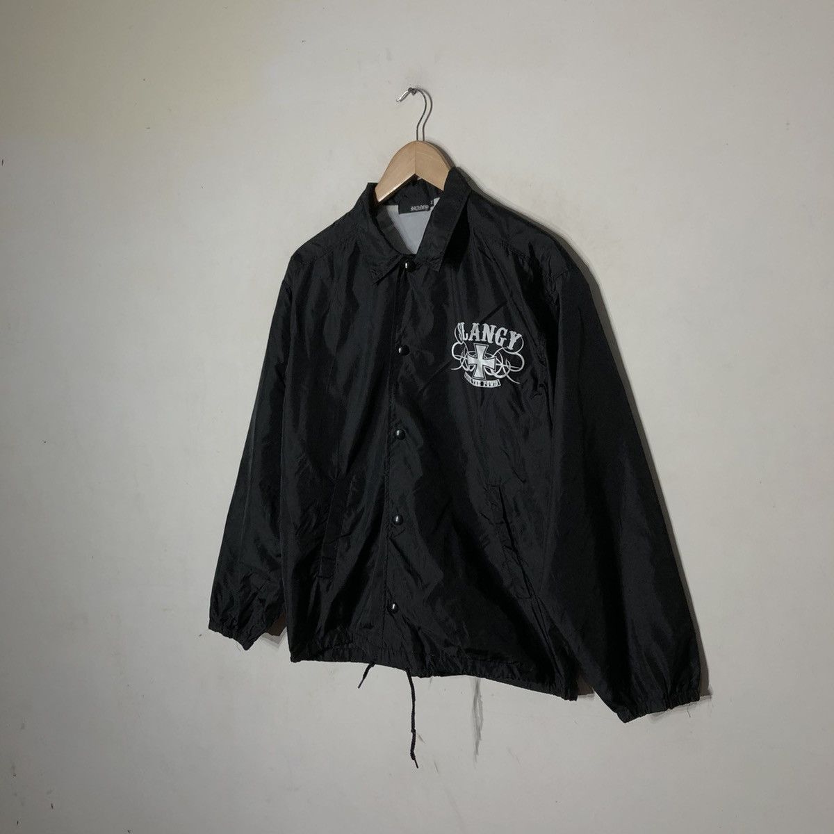 Japanese Brand 🔥VINTAGE SNAP BUTTON BIKER JACKET FUCK THE POLICE BIG LOGO Size US M / EU 48-50 / 2 - 10 Thumbnail