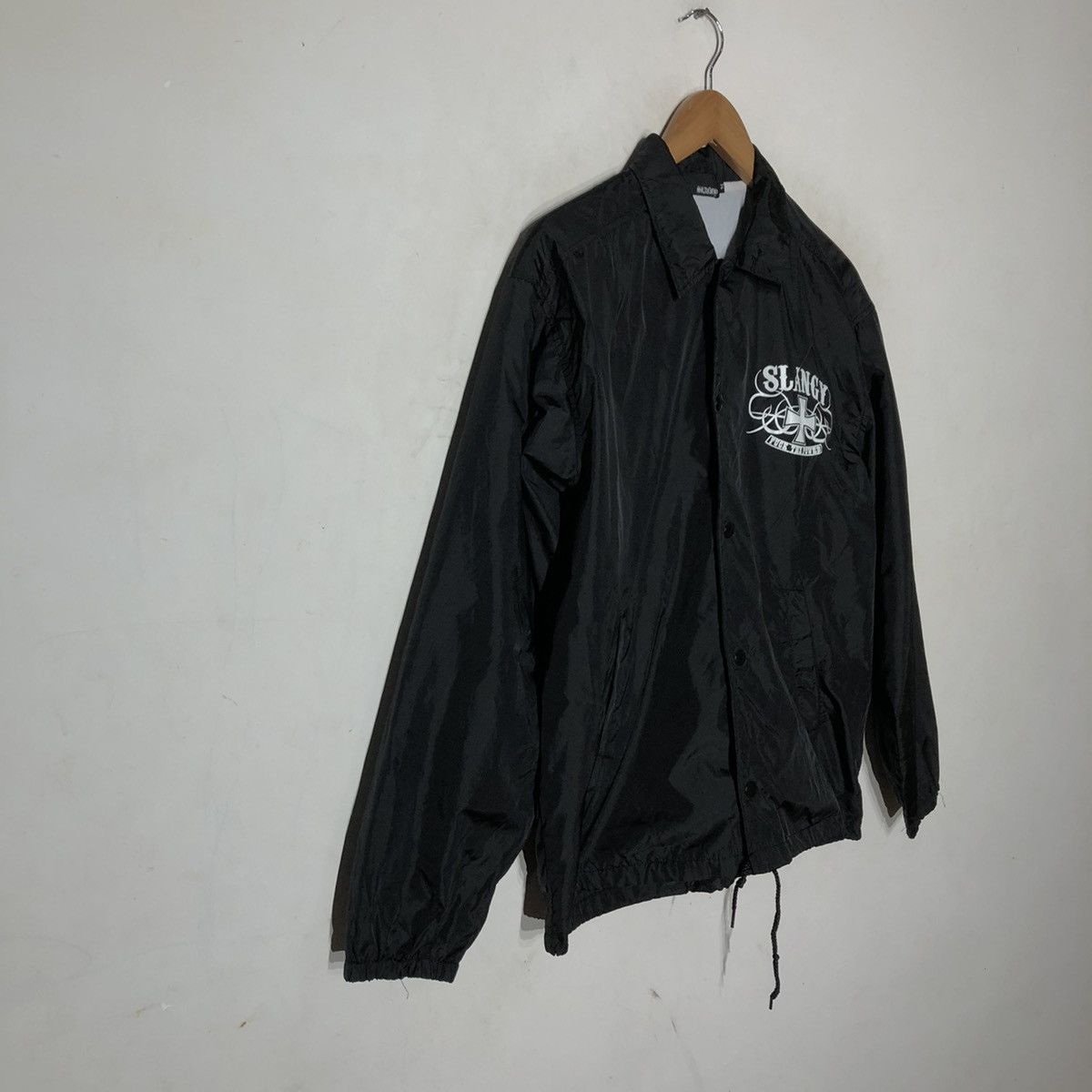 Japanese Brand 🔥VINTAGE SNAP BUTTON BIKER JACKET FUCK THE POLICE BIG LOGO Size US M / EU 48-50 / 2 - 11 Thumbnail