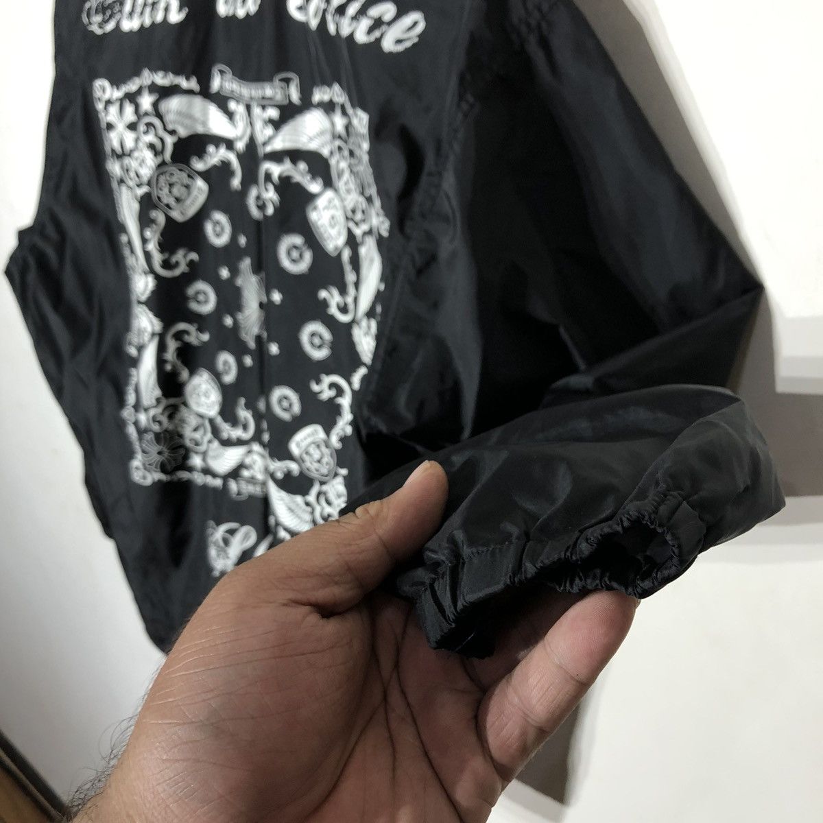 Japanese Brand 🔥VINTAGE SNAP BUTTON BIKER JACKET FUCK THE POLICE BIG LOGO Size US M / EU 48-50 / 2 - 7 Thumbnail