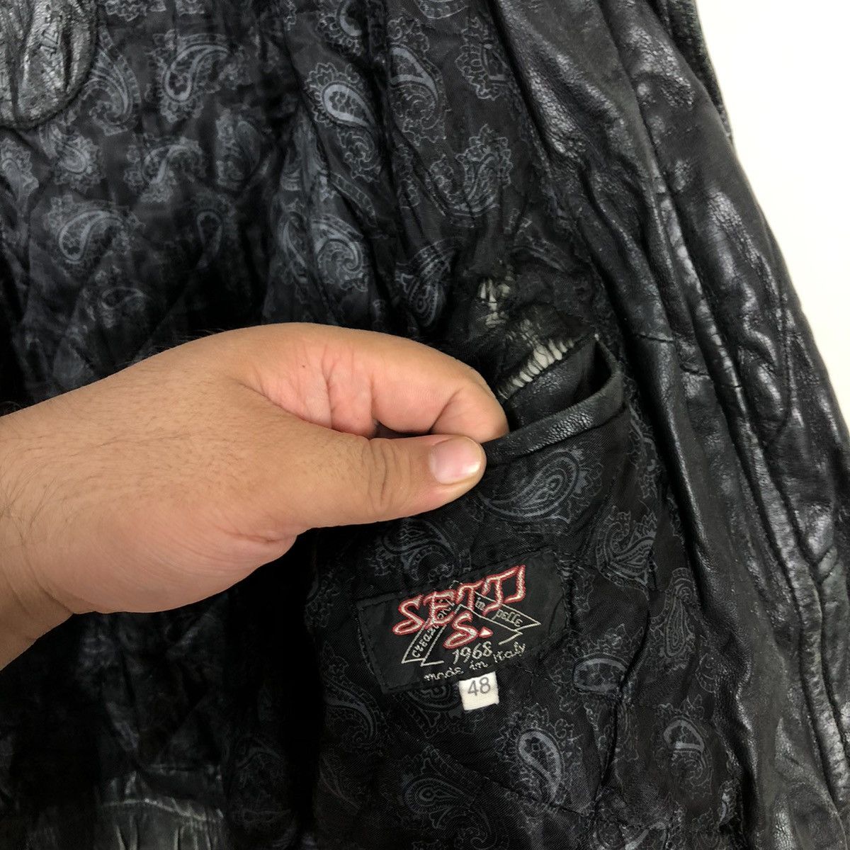 Japanese Brand SOFT LEATHER JACKET SETTI S IN PELLE MADE IN ITALY Size US M / EU 48-50 / 2 - 9 Thumbnail